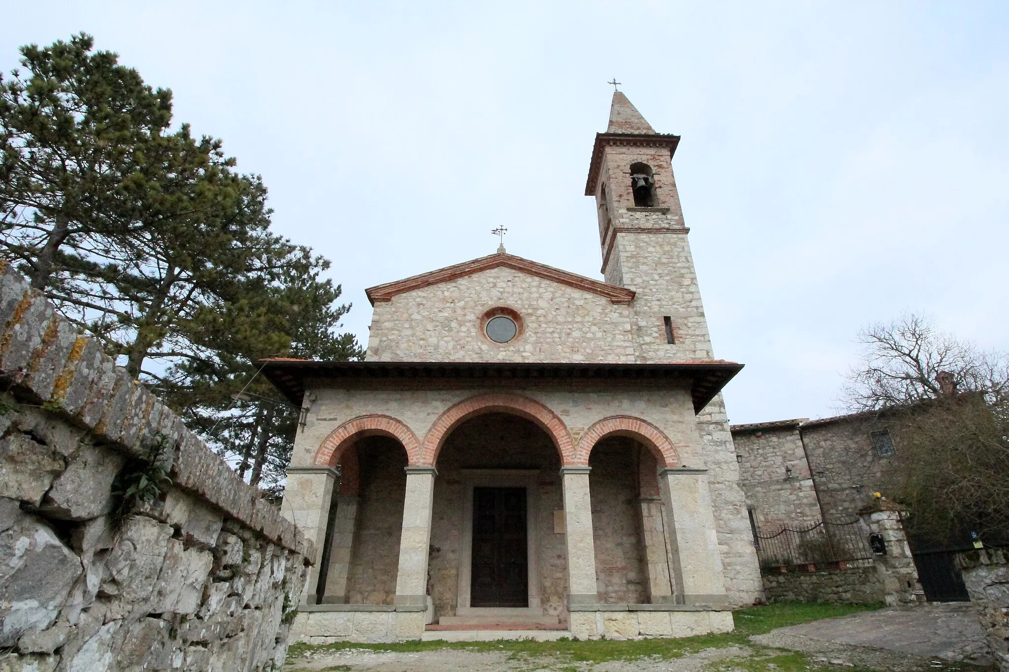 Photo showing: Church San Jacopo, in Pietrafitta, hamlet of Castellina in Chianti, Province of Siena, Tuscany, Italy