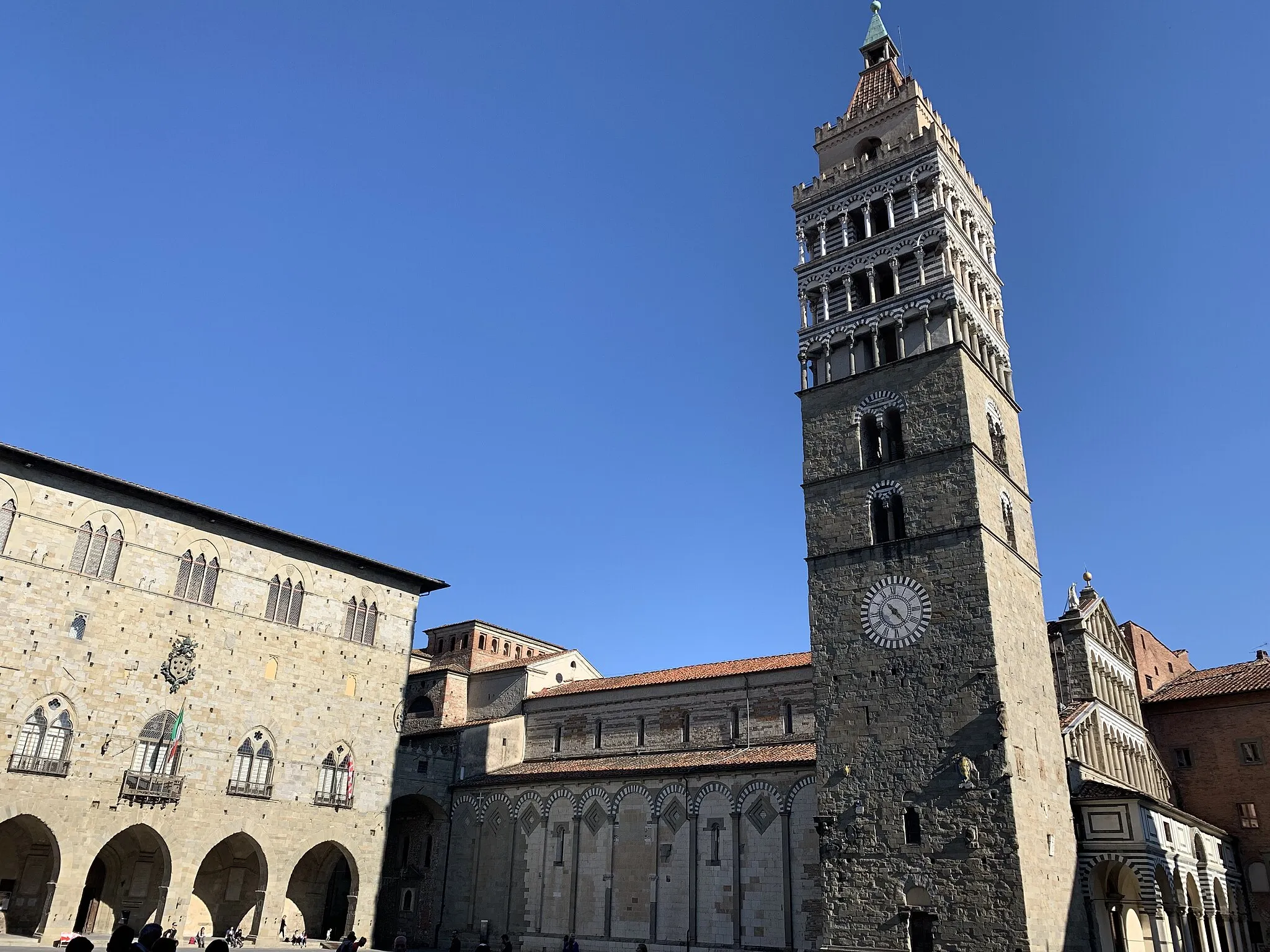 Photo showing: Campanile Duomo di Pistoia