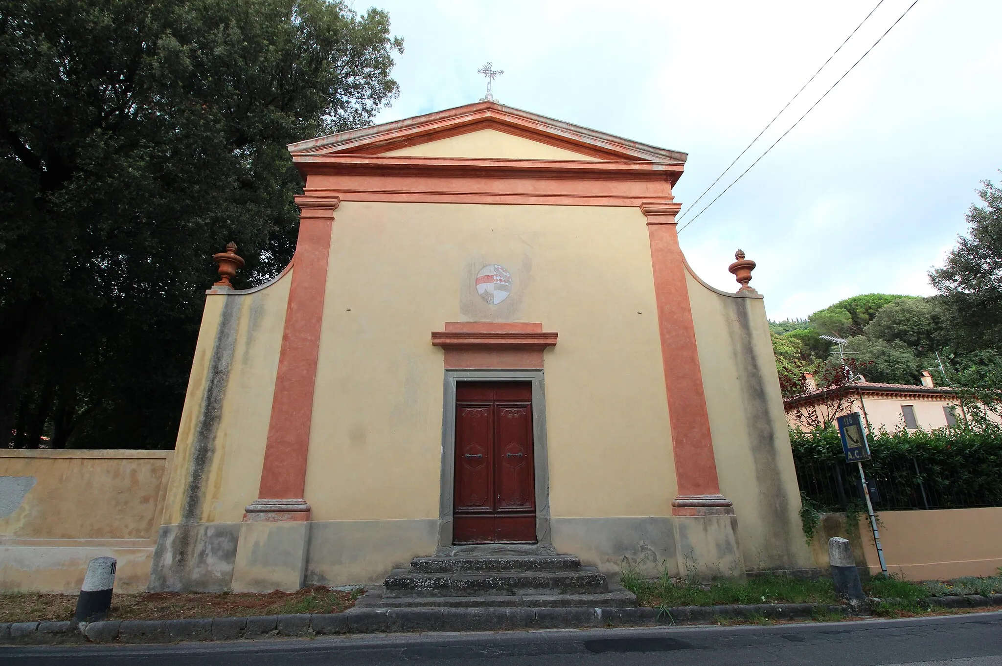 Photo showing: Church Santi Pietro e Paolo (ex-Santo Stefano), Corliano, San Giuliano Terme, Province of Pisa, Tuscany, Italy
