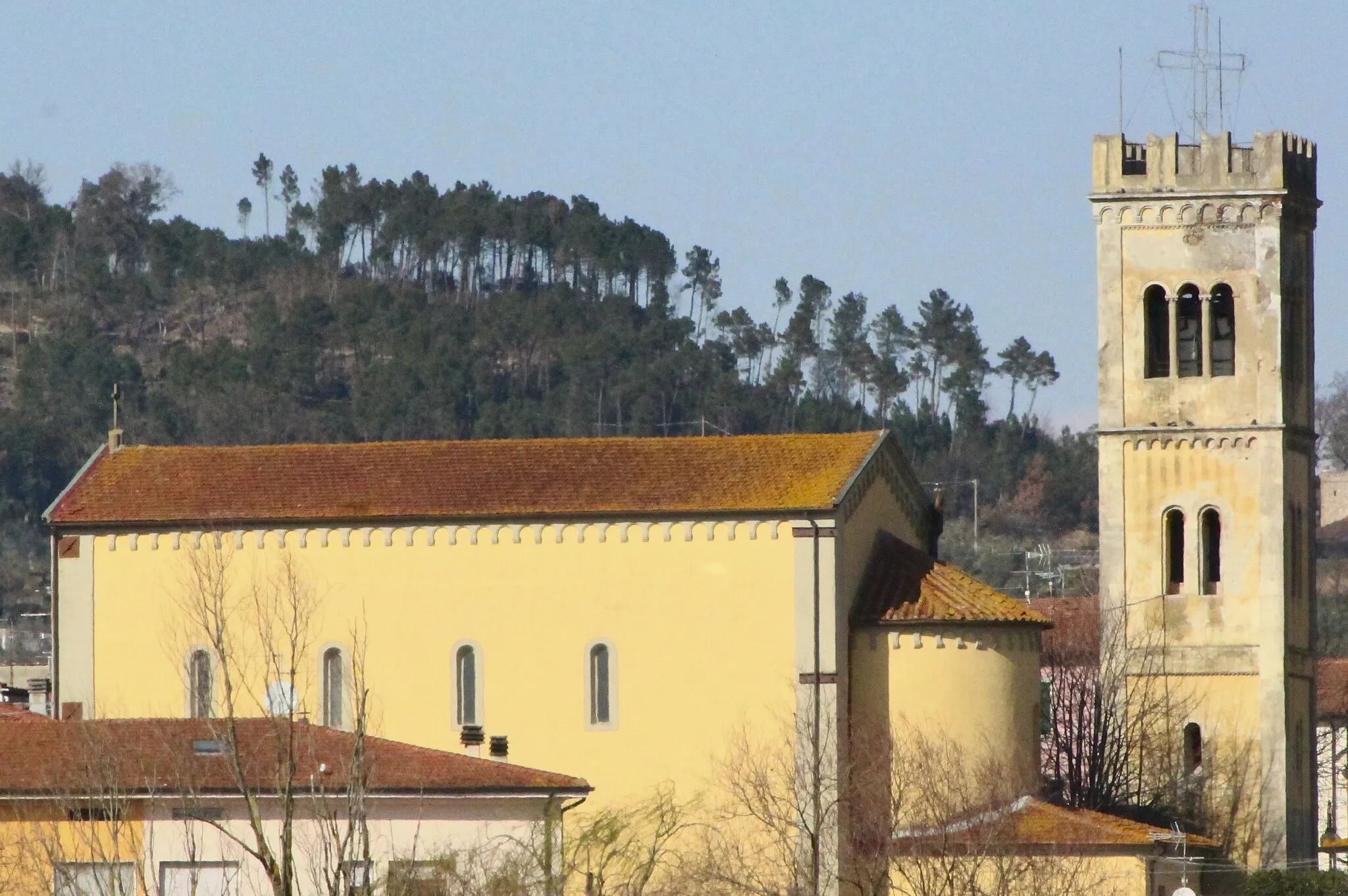 Photo showing: Church Santo Stefano, Cascine di Buti, Buti, Province of Pisa, Tuscany, Italy