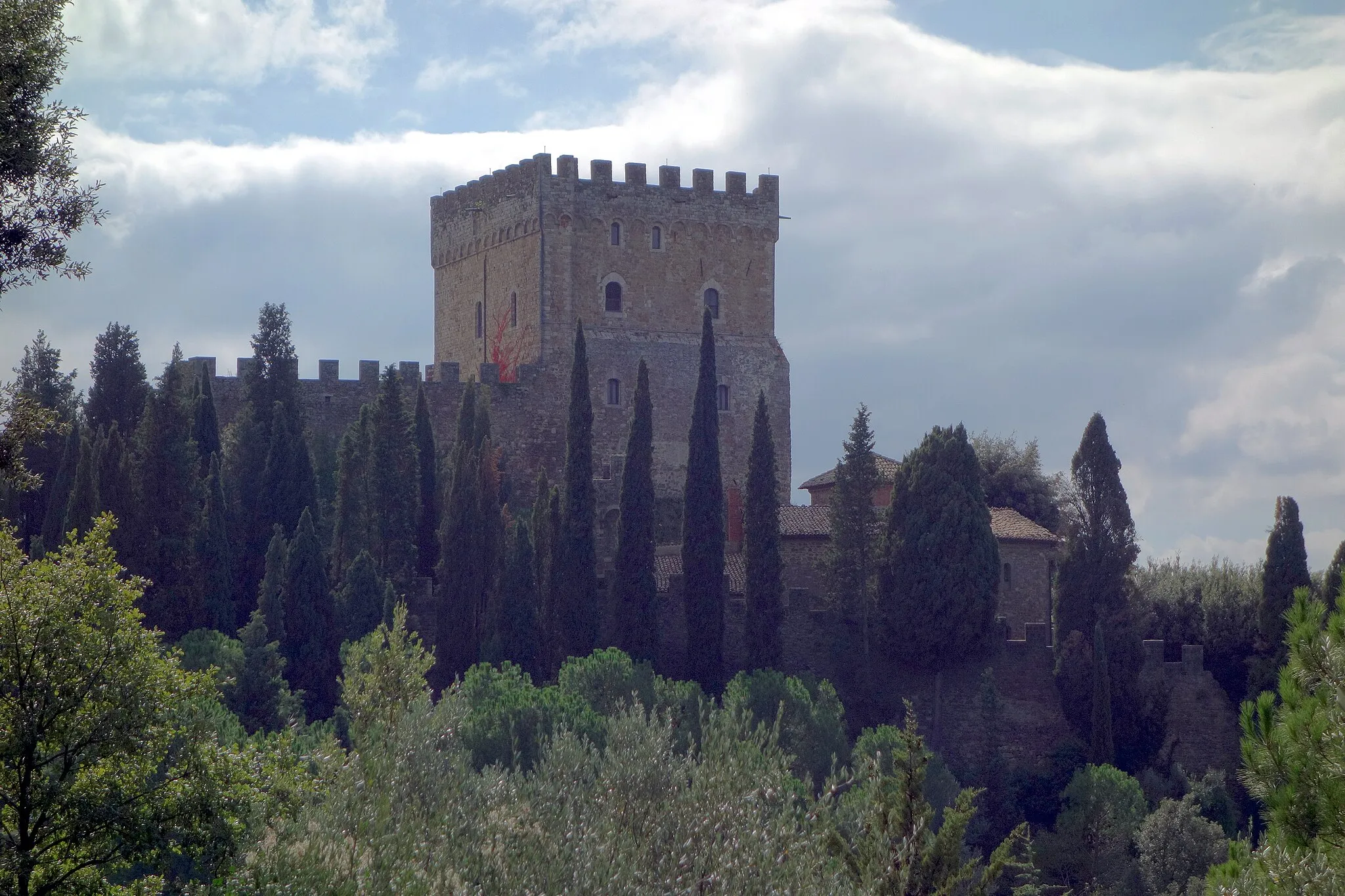 Photo showing: The small village and castle of Ripa d'Orcia in Tuscany, Italy.