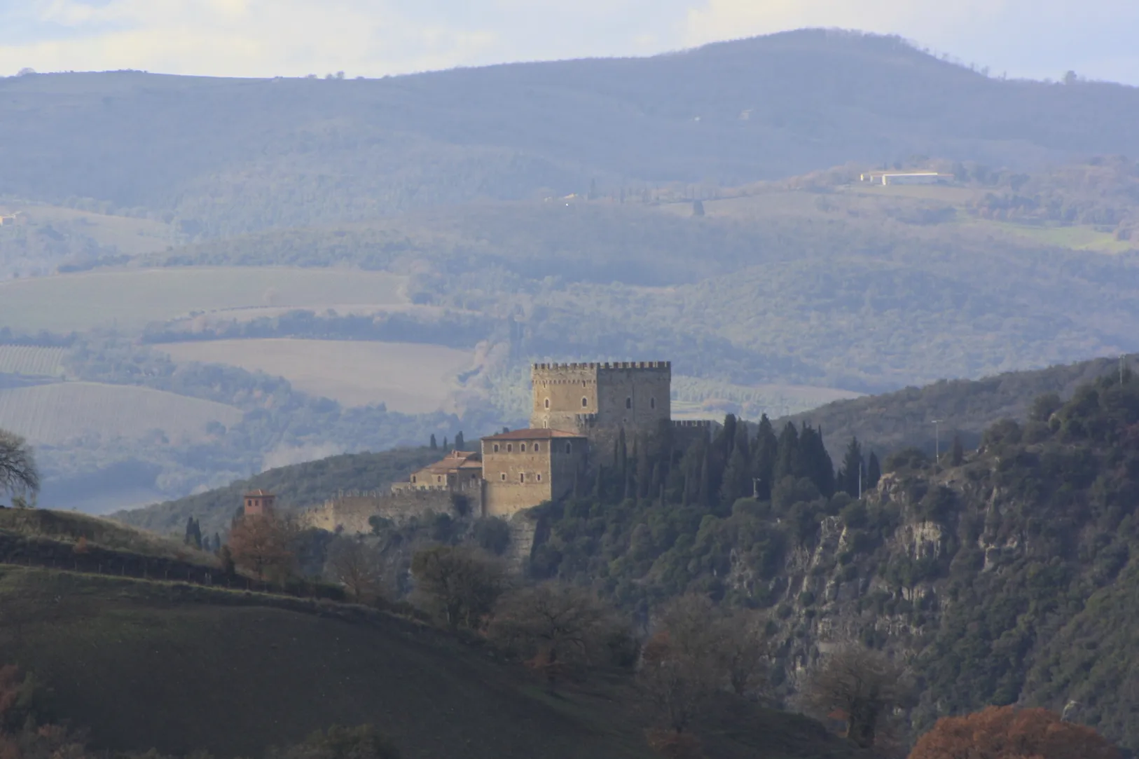 Photo showing: Ripa d'Orcia, Castiglione d'Orcia, Province of Siena, Tuscany, Italy