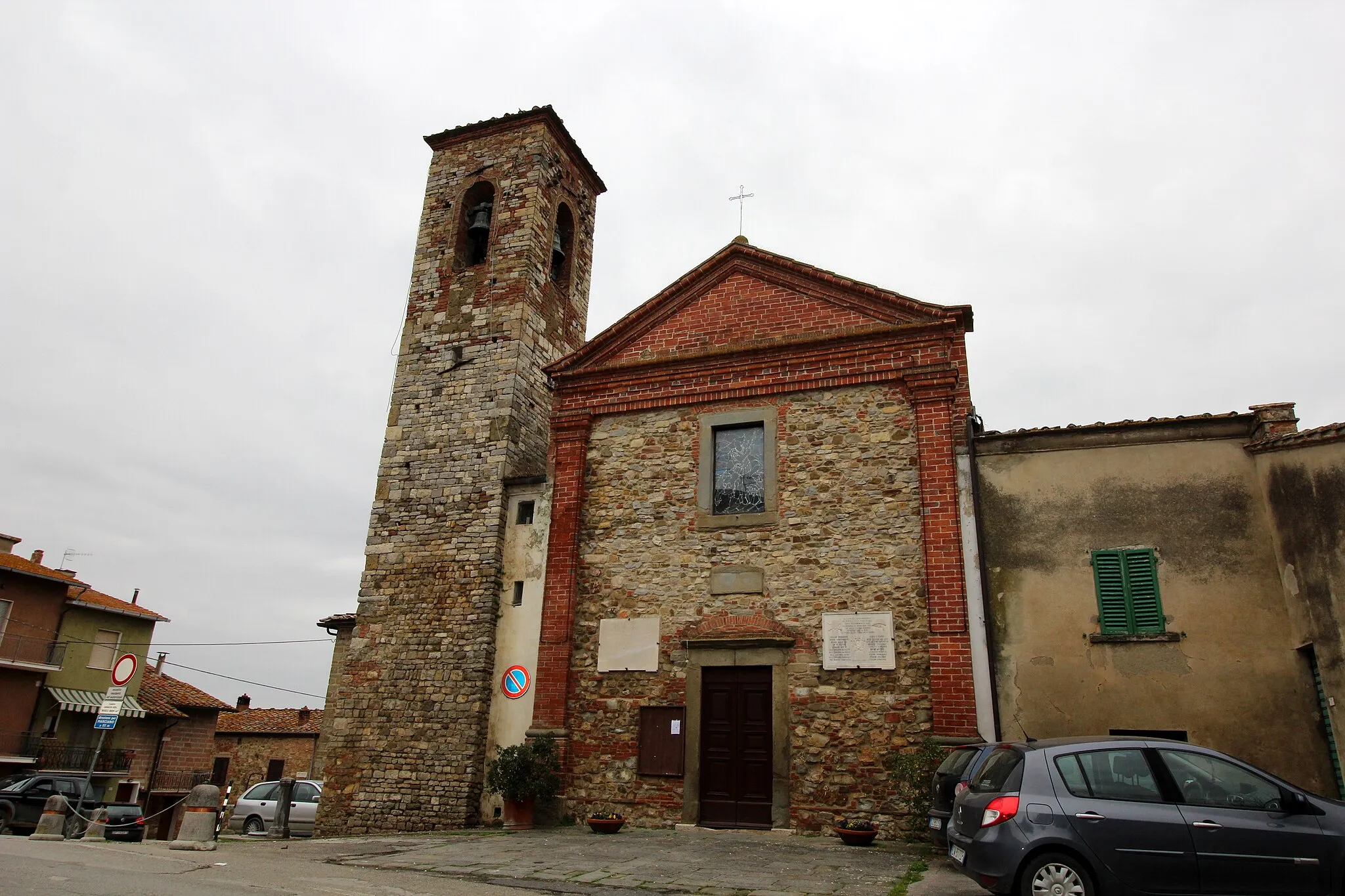 Photo showing: Church San Biagio, Pieve Vecchia, hamlet of Lucignano (della Chiana), Province of Arezzo, Tuscany, Italy