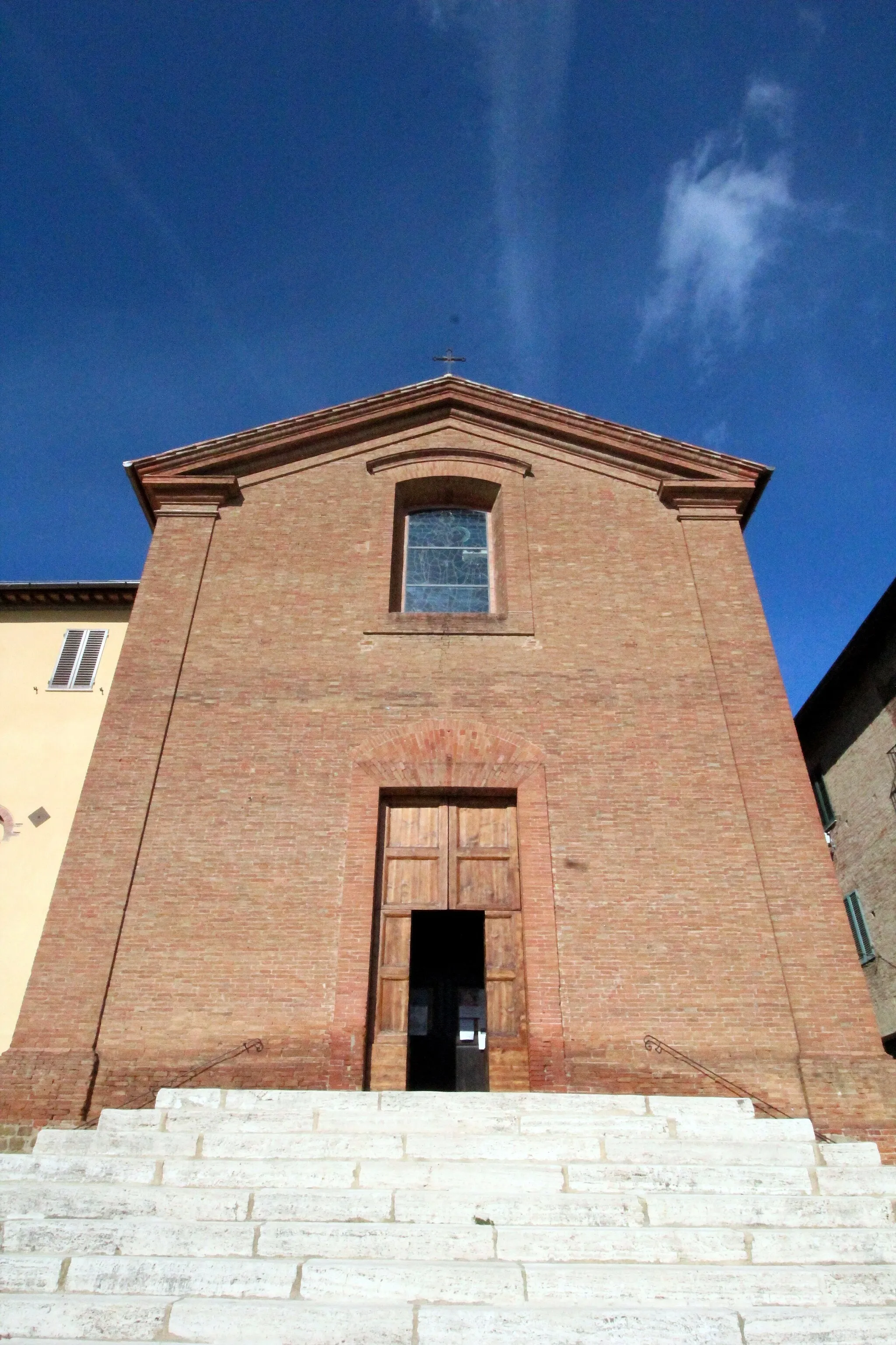 Photo showing: Church San Cristoforo, Bettolle, hamlet of Sinalunga, Province of Siena, Tuscany, Italy