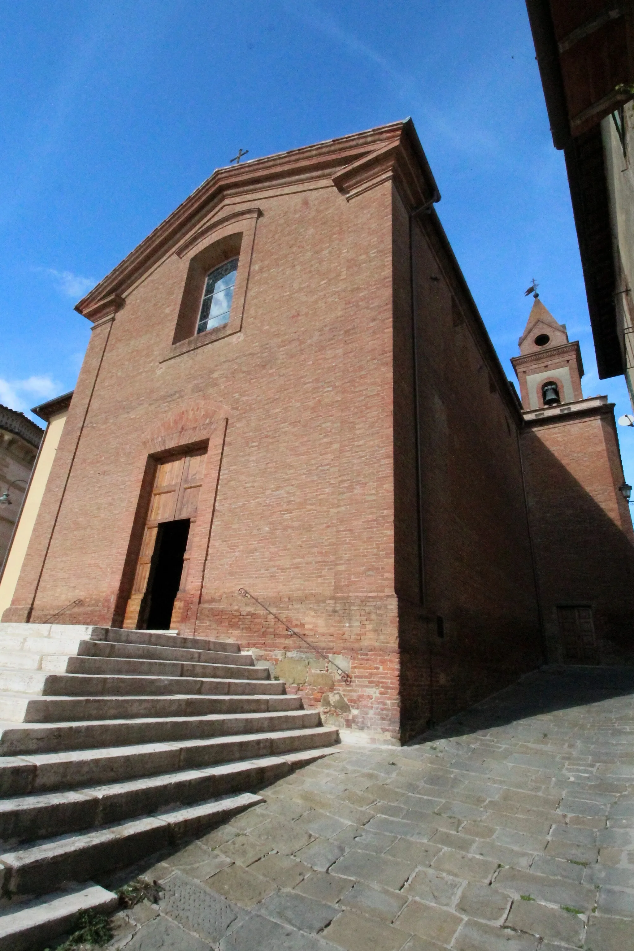 Photo showing: Church San Cristoforo, Bettolle, hamlet of Sinalunga, Province of Siena, Tuscany, Italy