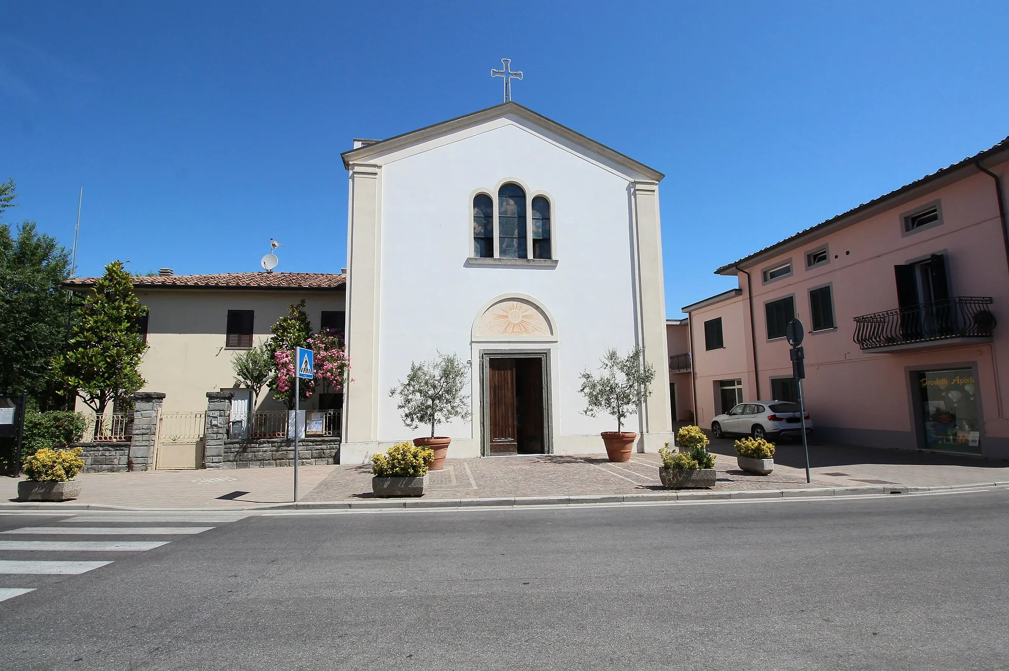 Photo showing: Church Sant'Andrea Apostolo, Cenaia, hamlet of Crespina Lorenzana, Province of Pisa, Tuscany, Italy