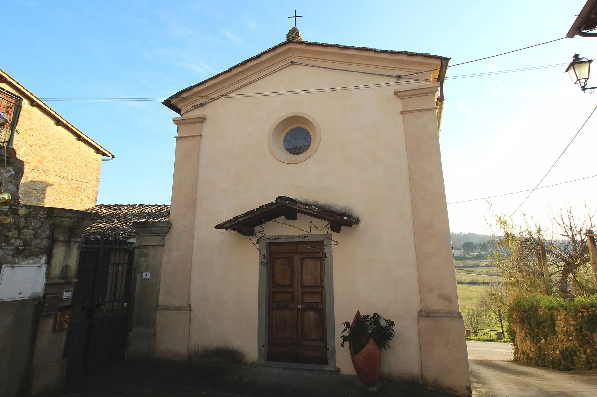 Photo showing: Church San Donato, Pogi alto, Pogi, hamlet of Bucine, Province of Arezzo, Tuscany, Italy