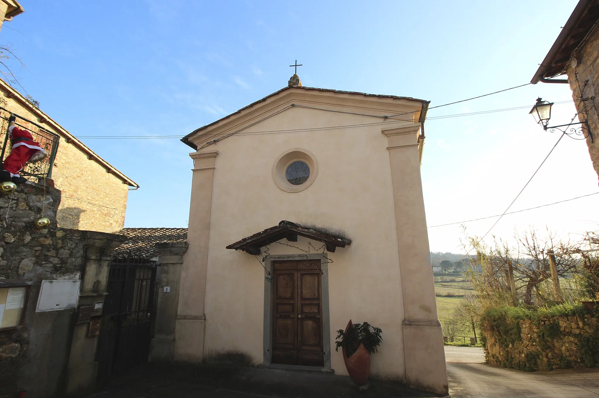 Photo showing: Church San Donato, Pogi alto, Pogi, hamlet of Bucine, Province of Arezzo, Tuscany, Italy