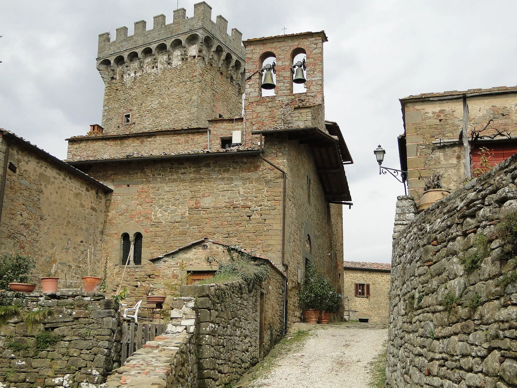 Photo showing: Gargonza castle-Detail