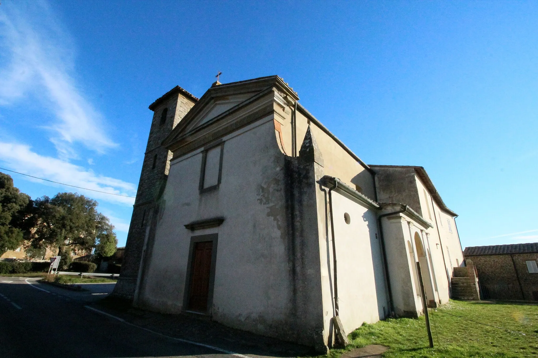 Photo showing: Church Santi Pietro e Giusto, Palazzuolo Basso, Monte San Savino, Province of Arezzo, Tuscany, Italy