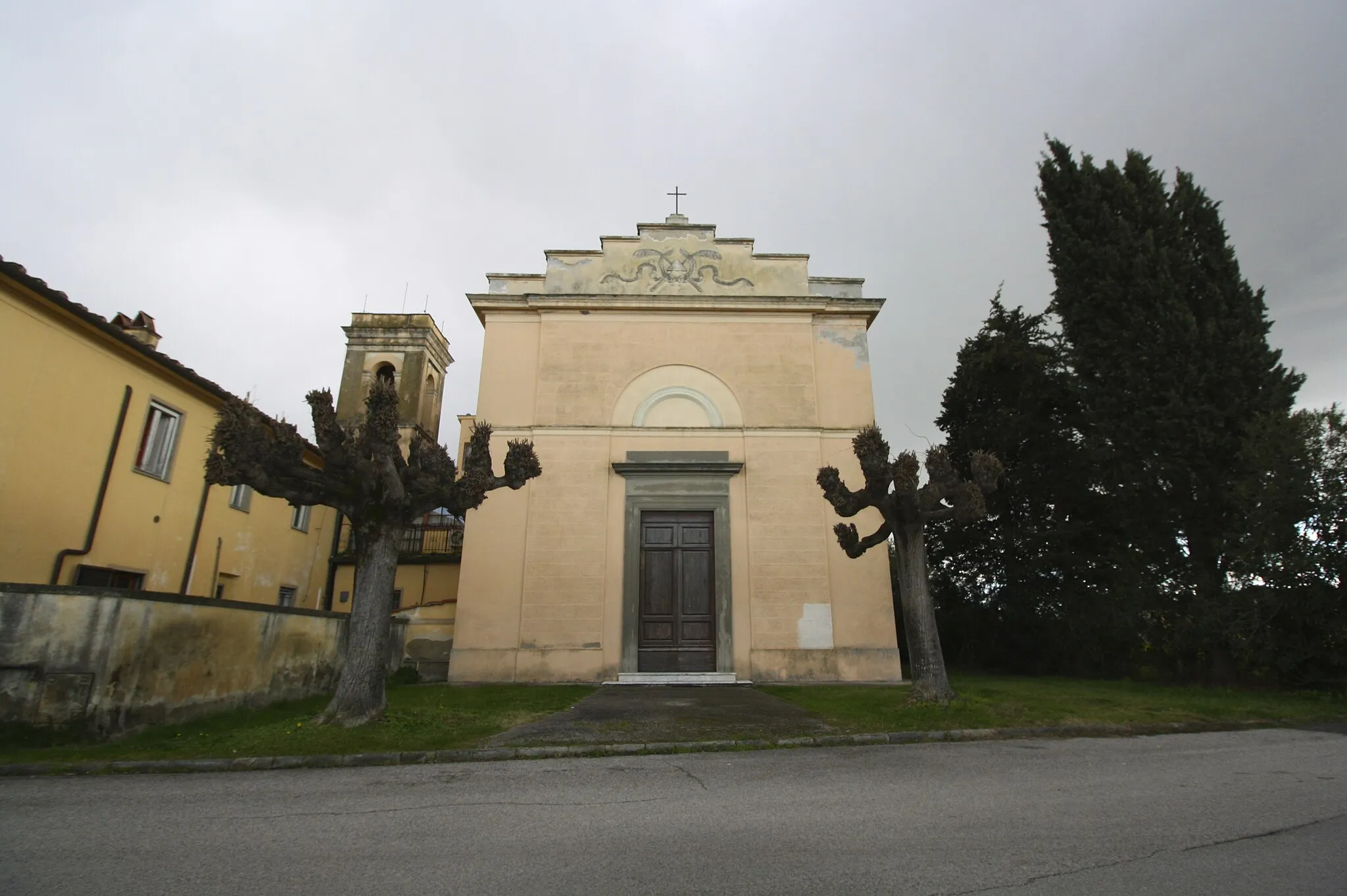 Photo showing: Church Sant'Ilario, Titignano, hamlet of Cascina, Province of Pisa, Tuscany, Italy