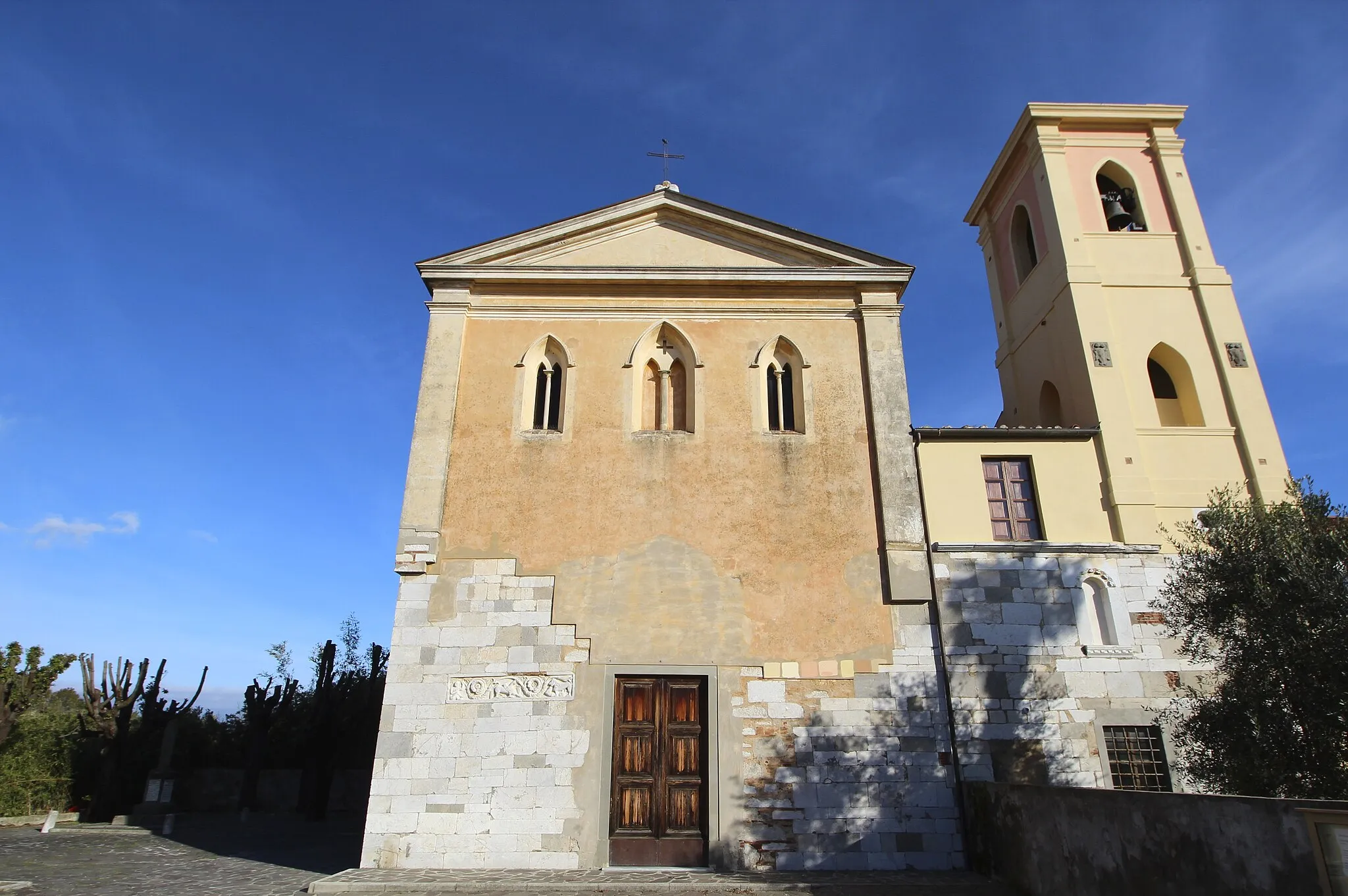 Photo showing: Church Santa Maria, Pappiana, hamlet of San Giuliano Terme, Province of Pisa, Tuscany, Italy