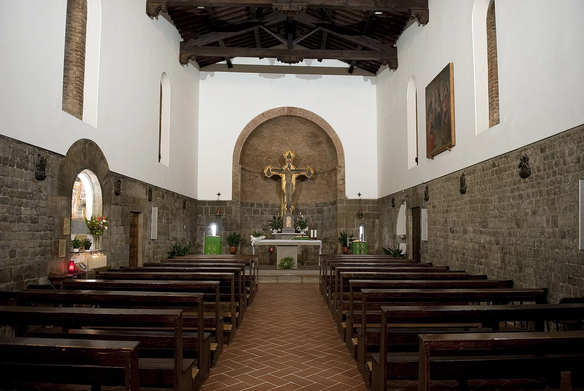 Photo showing: Chiesa di San Pietro a Marcignana, Empoli -- Interno