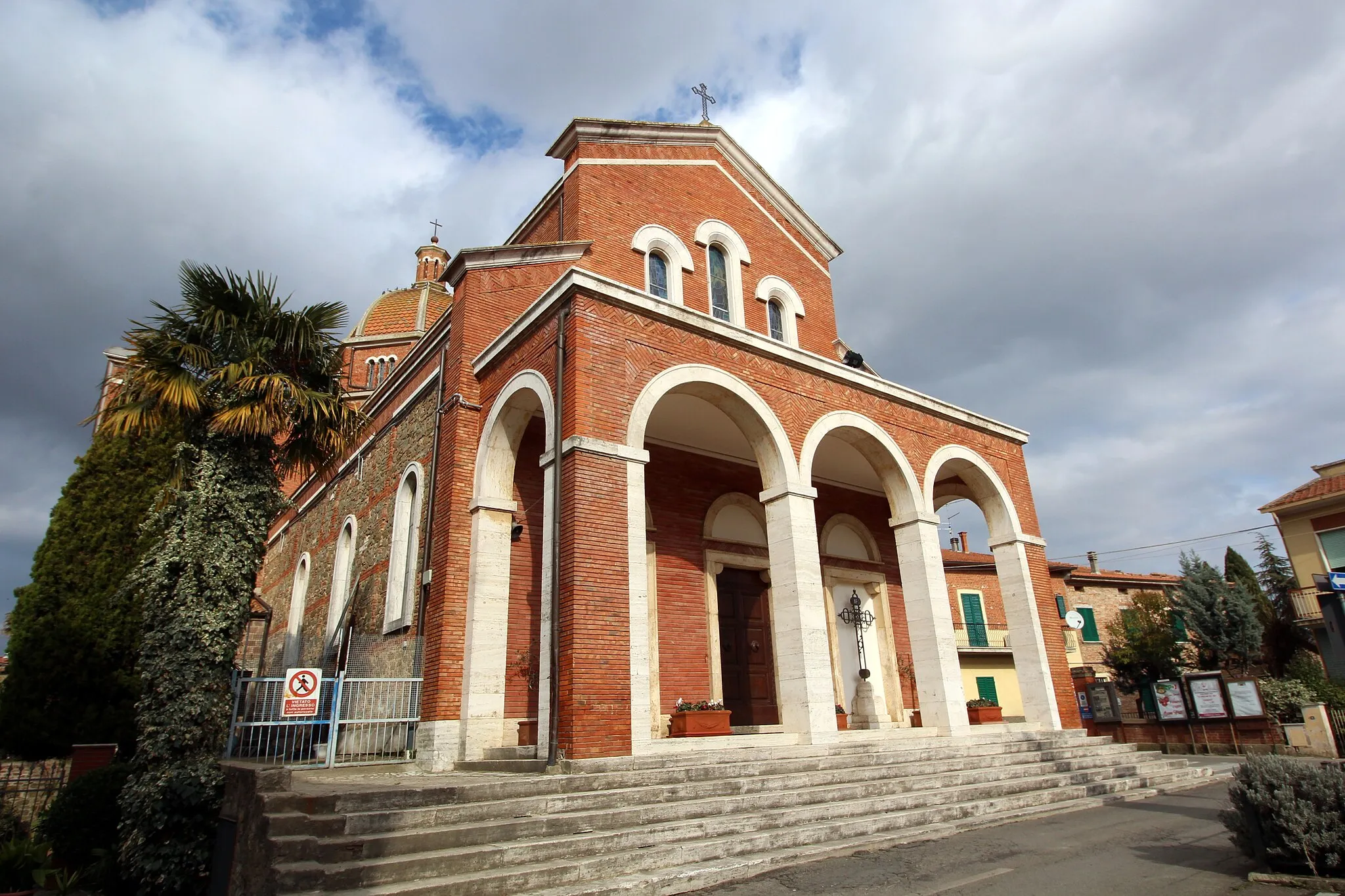 Photo showing: Church San Biagio, Pozzo della Chiana, hamlet of Foiano della Chiana, Province of Arezzo, Tuscany, Italy