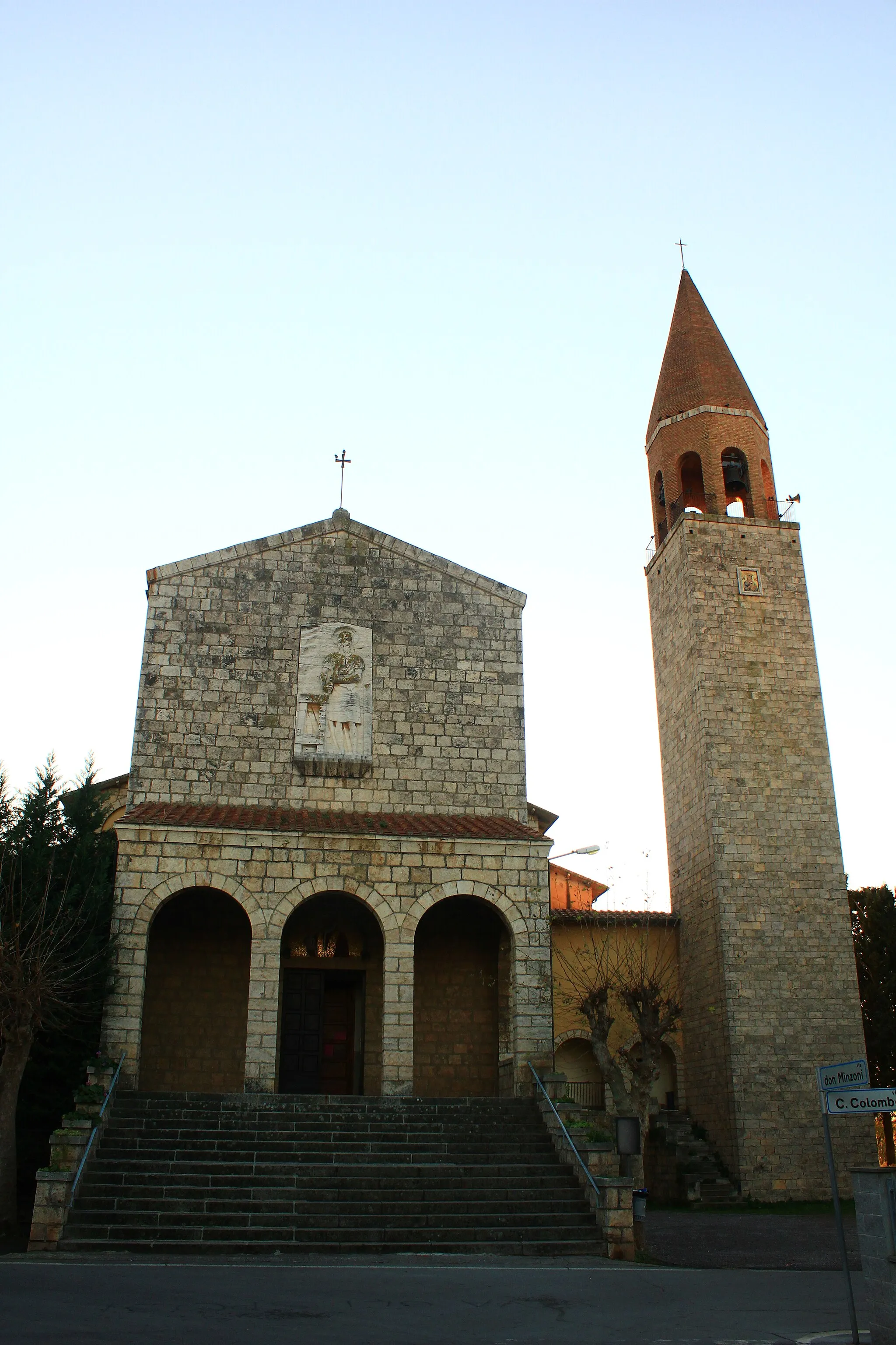 Photo showing: Ernesto Ganelli, church of San Giuseppe in Bagno di Gavorrano, Grosseto