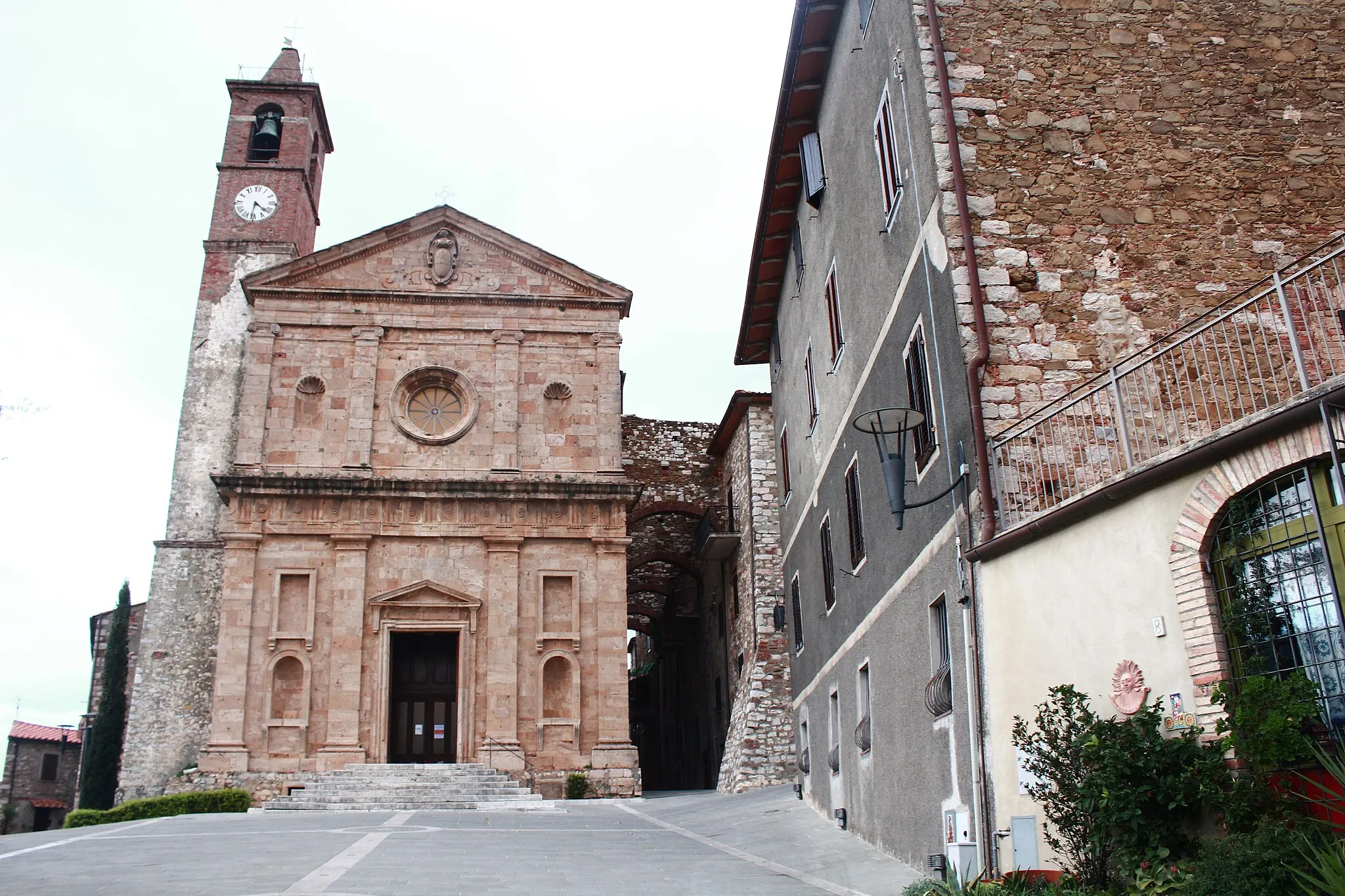 Photo showing: Church of San Biagio in Caldana, Grosseto, Tuscany