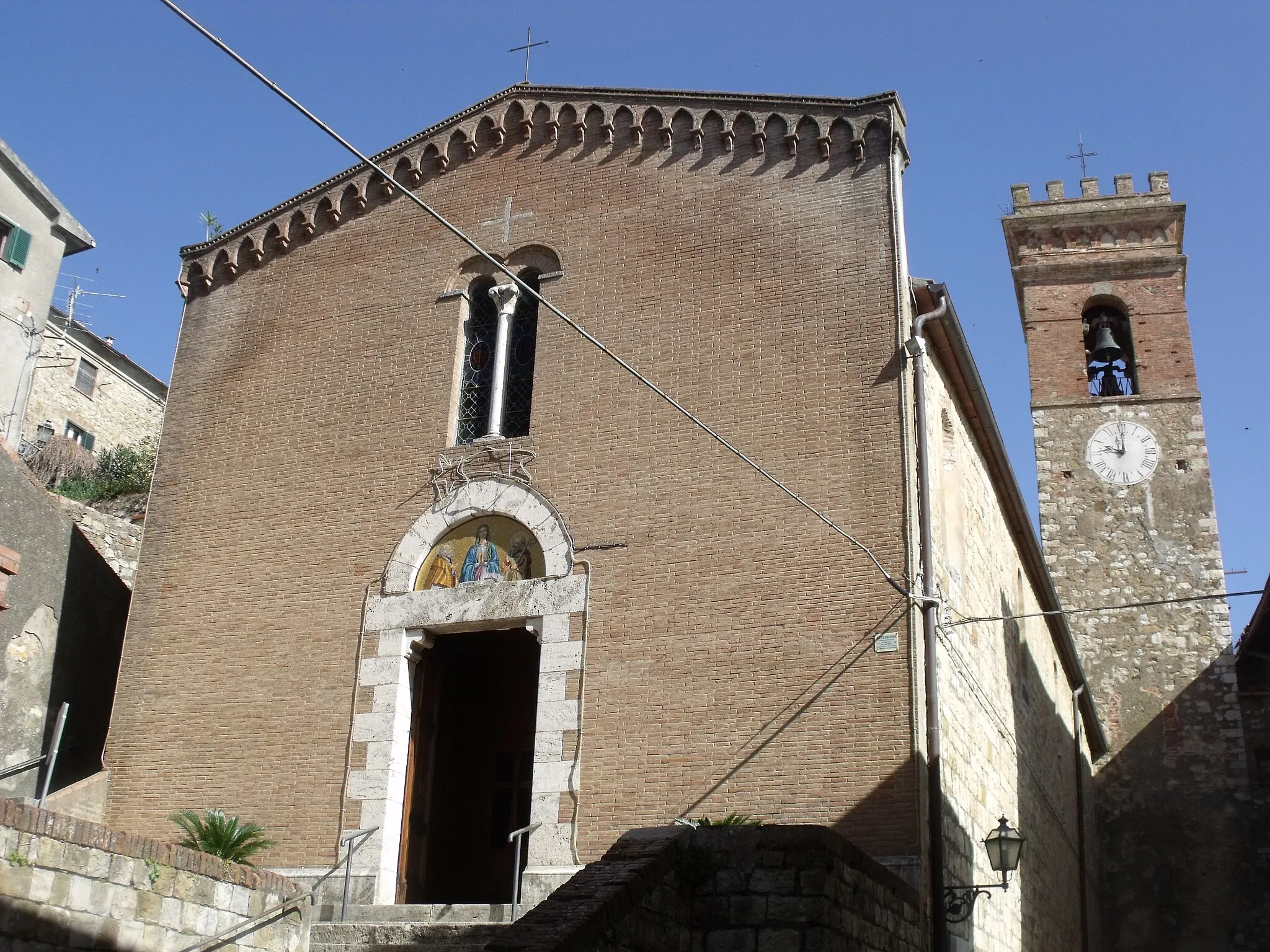 Photo showing: Church of Sant’Egidio in Giuncarico, hamlet of Gavorrano, Maremma, Province of Grosseto, Tuscany, Italy