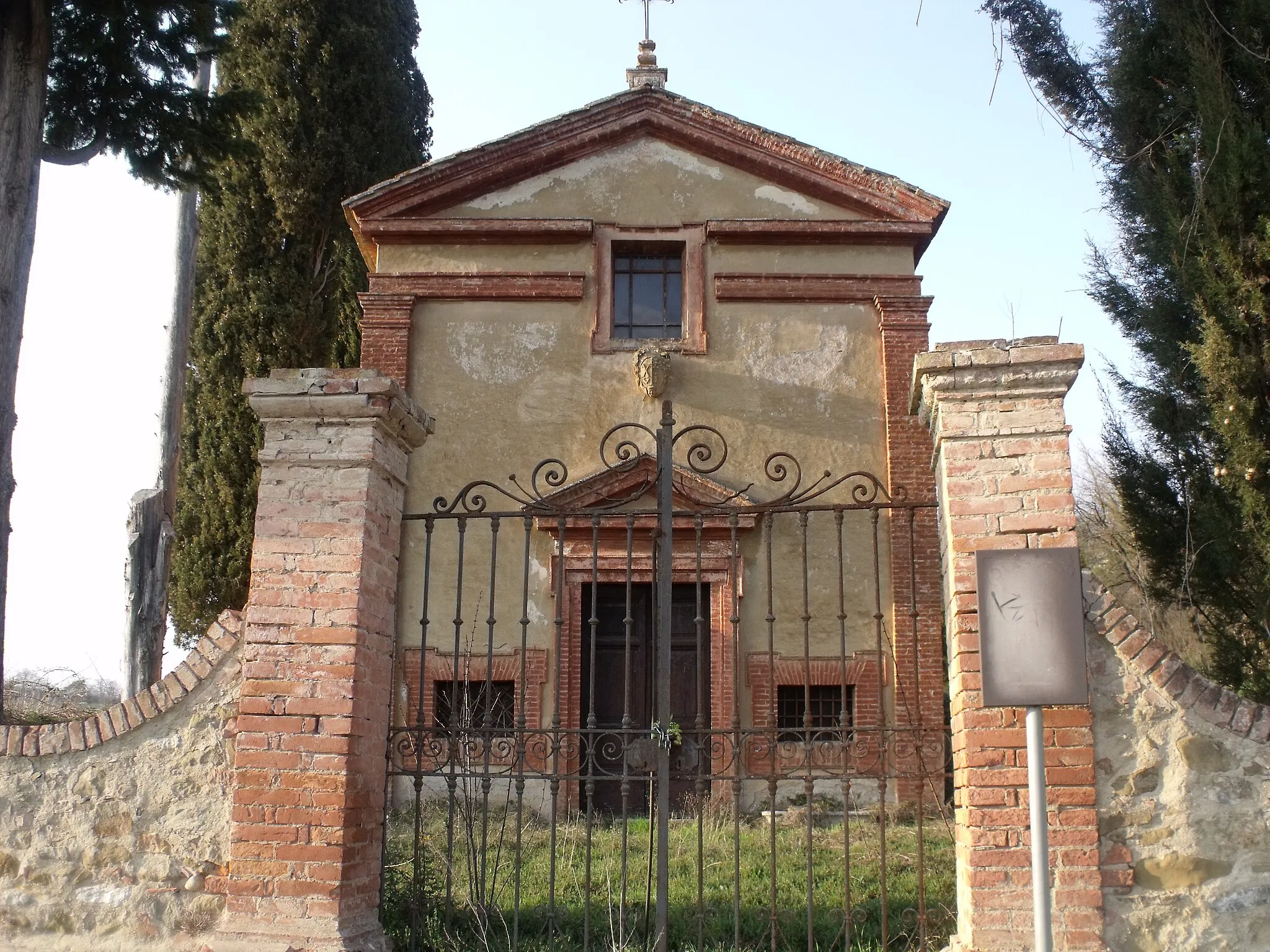 Photo showing: Church Chiesa della Madonna di Montauto in Rapolano Terme (near Rigomagno, Sinalunga), Province of Siena, Tuscany, Italy