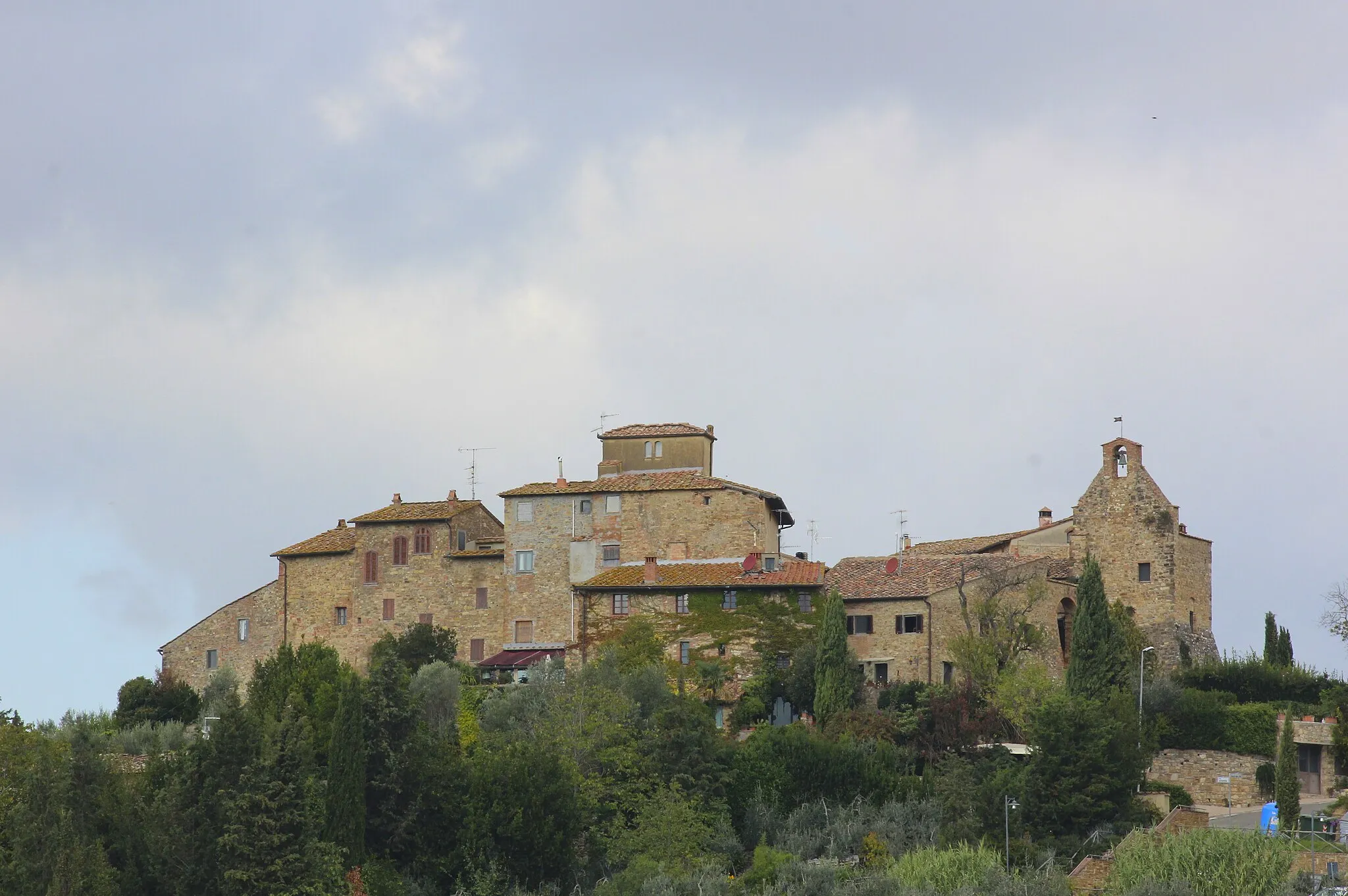 Photo showing: Castle Castello di Tignano, Tignano, hamlet of Barberino Val d'Elsa, Comune in the Metropolitan City of Florence, Tuscany, Italy