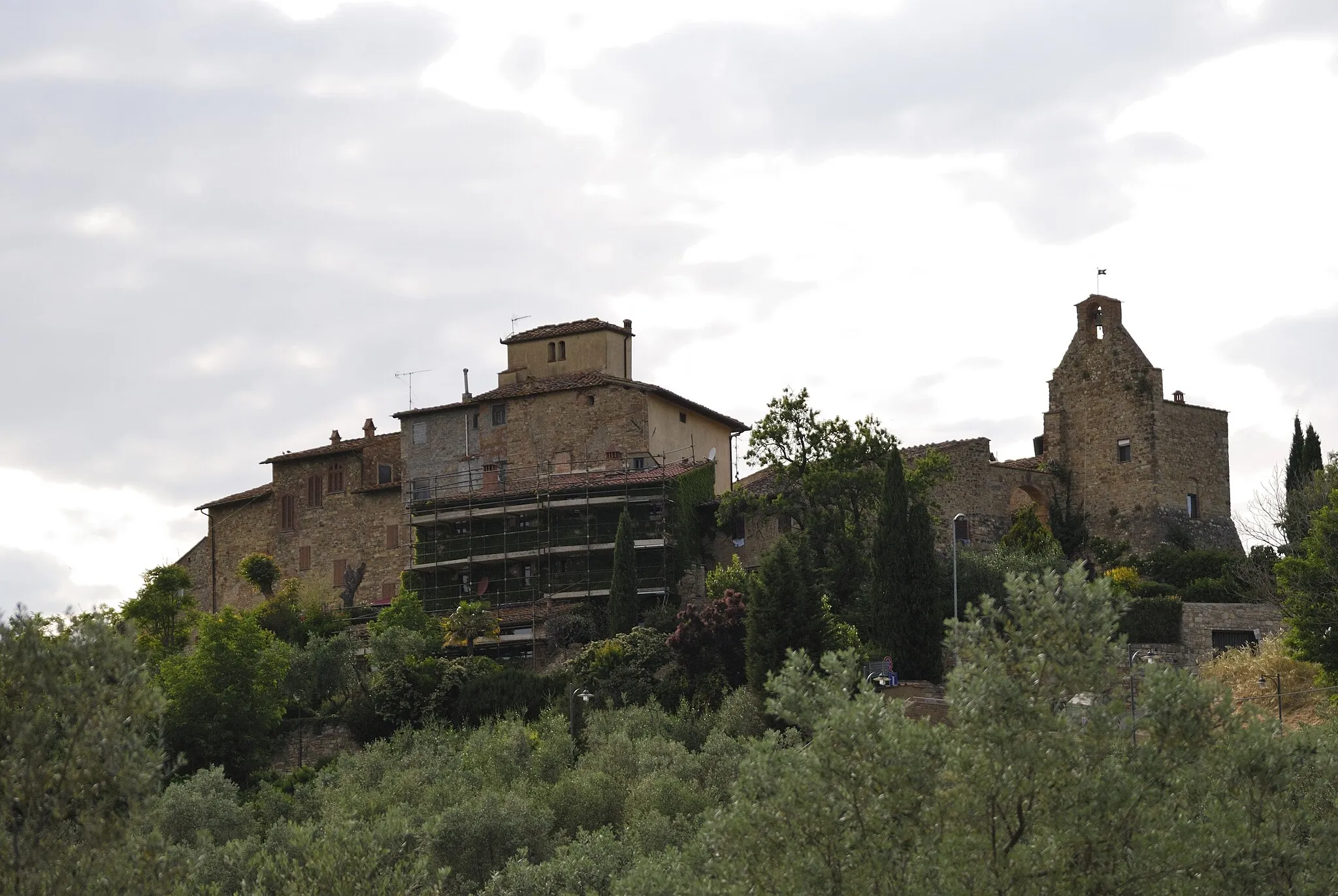 Photo showing: Panorama del castello di Tignano - Barberino Val d'Elsa- Firenze