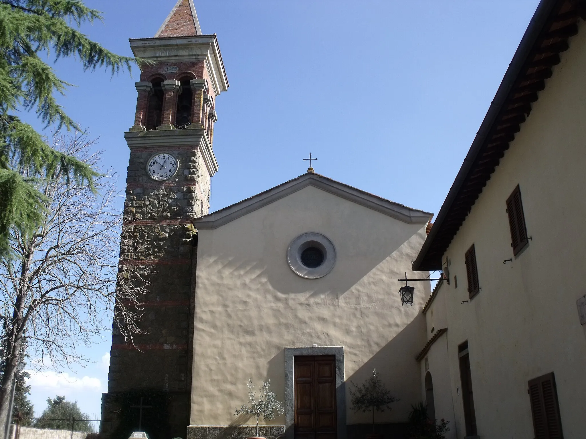 Photo showing: Church San Bartolomeo in Badia al Pino, hamlet of Civitella in Val di Chiana, Province of Arezzo, Tuscany, Italy