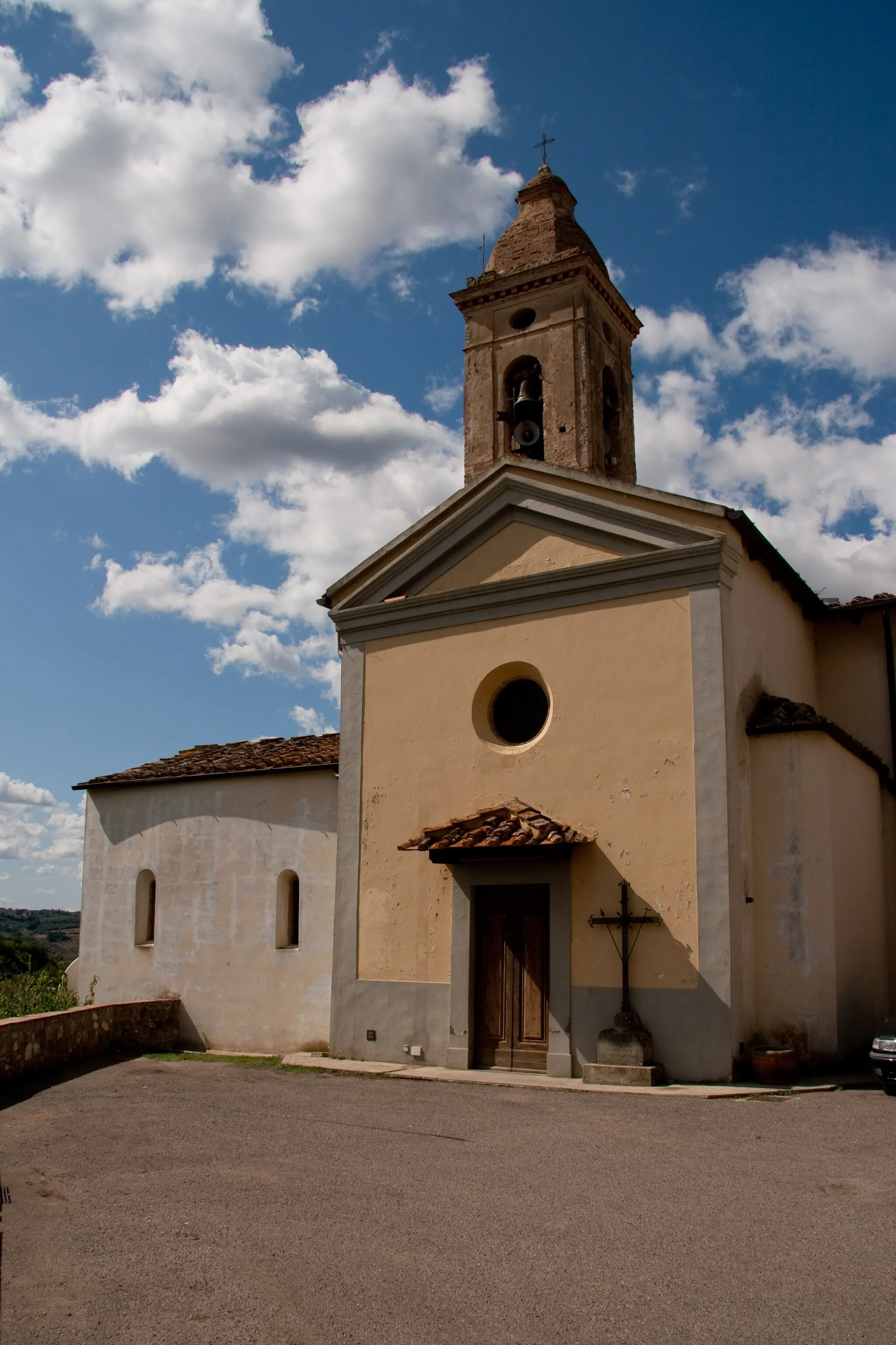 Photo showing: La chiesa di S.Cristina a Montefiridolfi