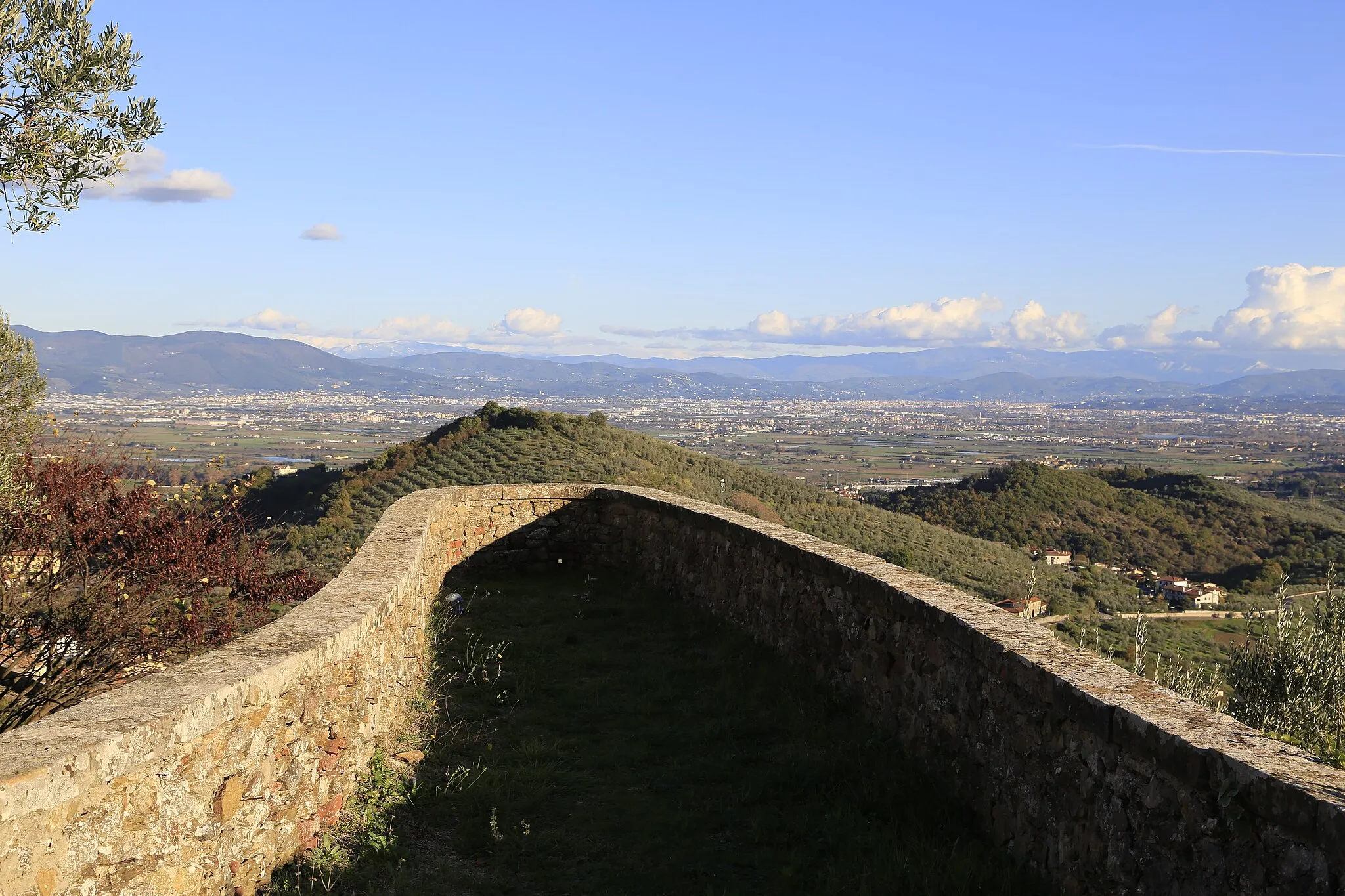 Photo showing: Bastione della rocca - Carmignano