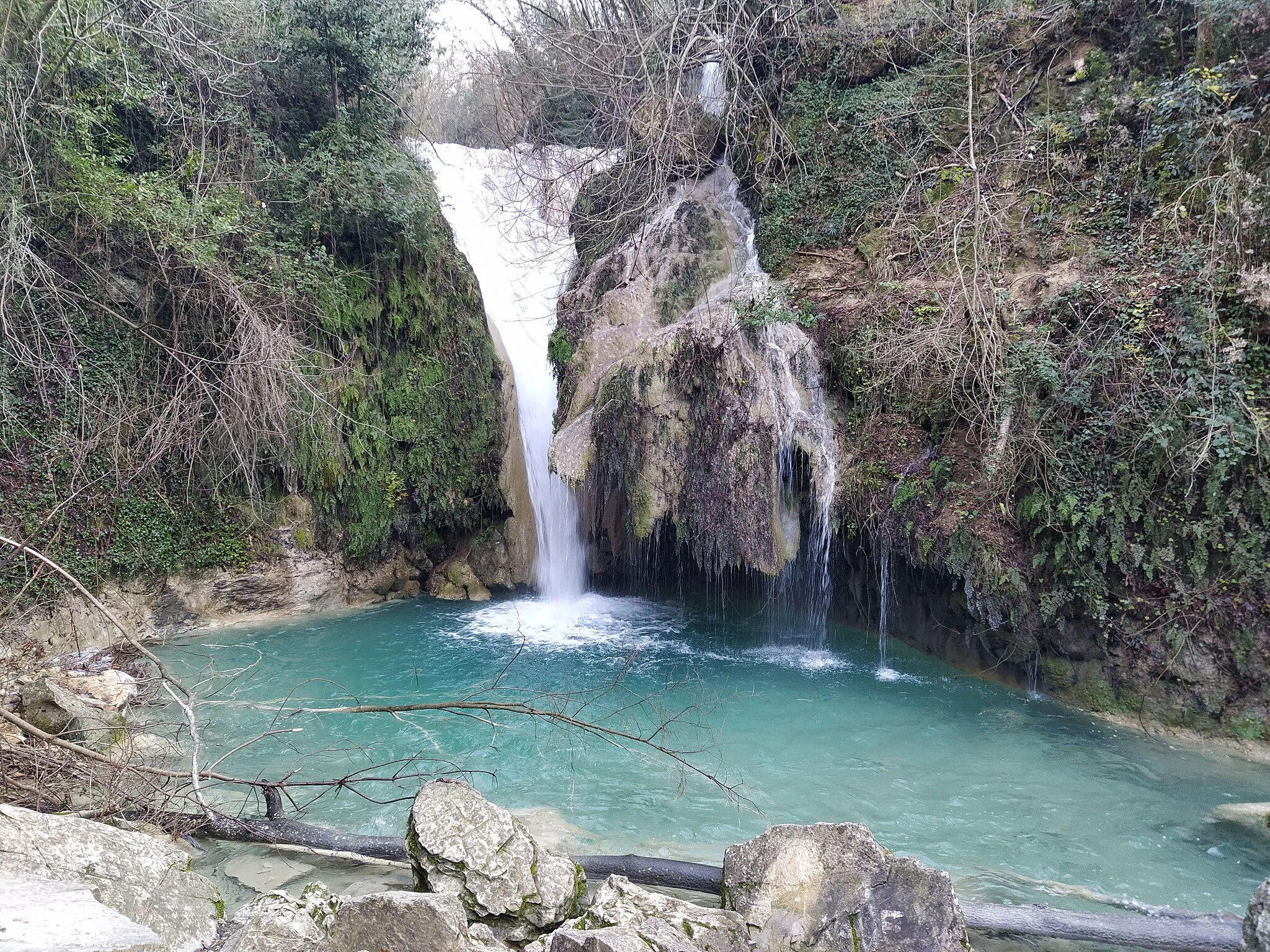 Photo showing: Prato, Rio Buti, pozza della Morte e cascata