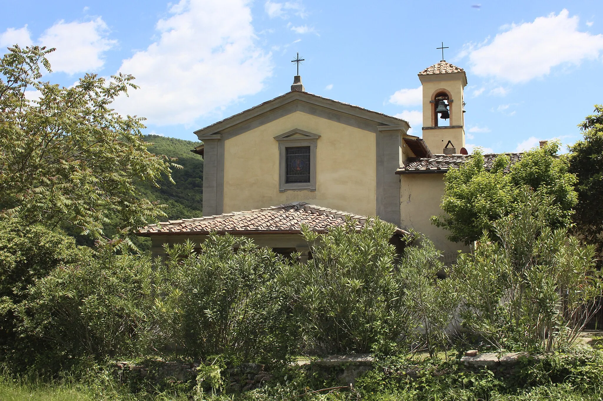 Photo showing: church Santa Maria, Cintoia, hamlet of Greve in Chianti, Tuscany, Italy