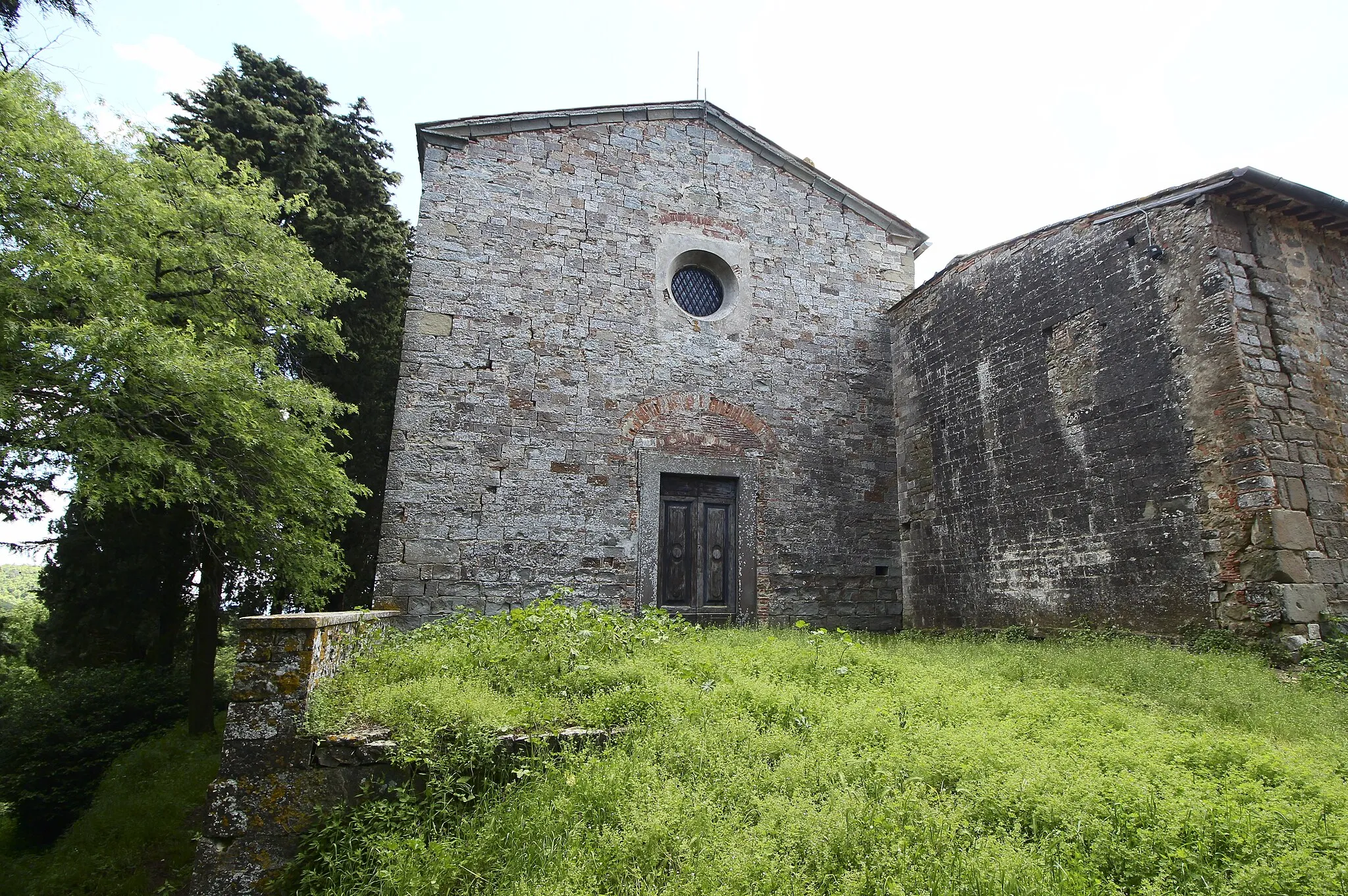 Photo showing: church San Pietro, Cintoia, hamlet of Greve in Chianti, Tuscany, Italy