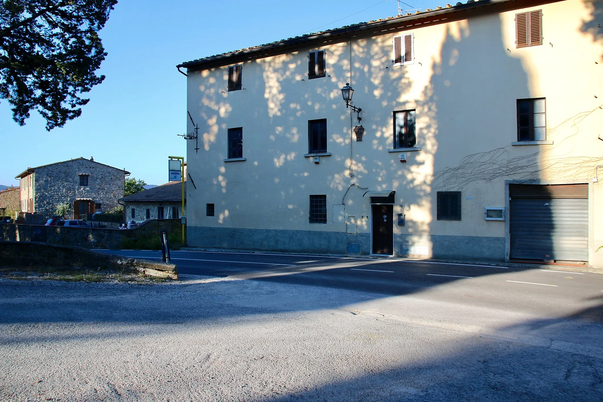Photo showing: Main Street in the hamlet Spedaluzzo