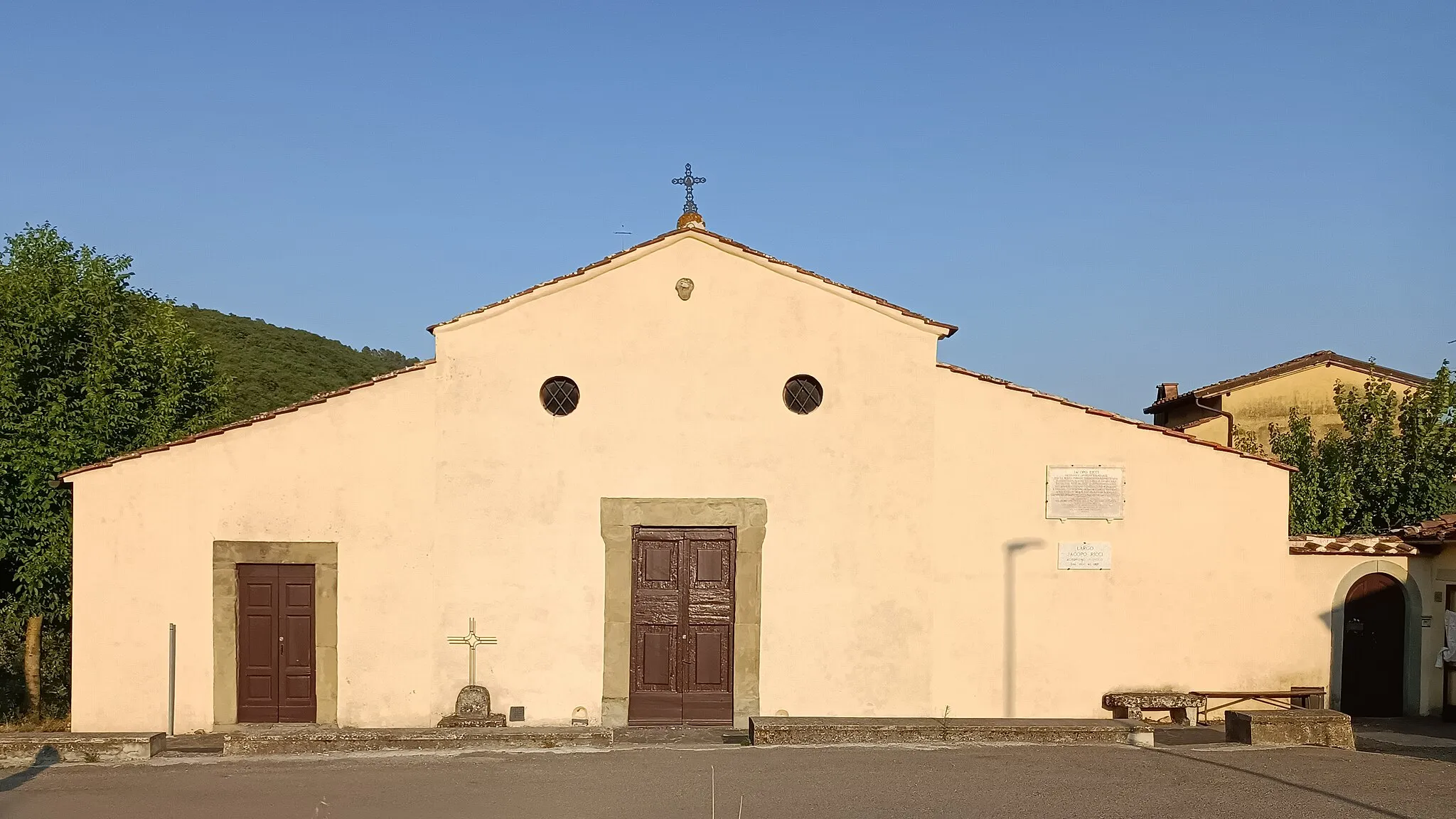 Photo showing: Church of Santa Maria Assunta in Ontignano, Fiesole (Province of Florence, Italy).