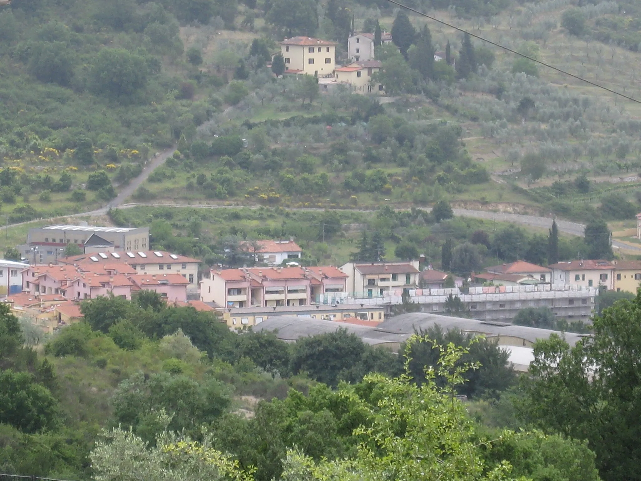 Photo showing: Vista di Troghi da San Donato in Collina