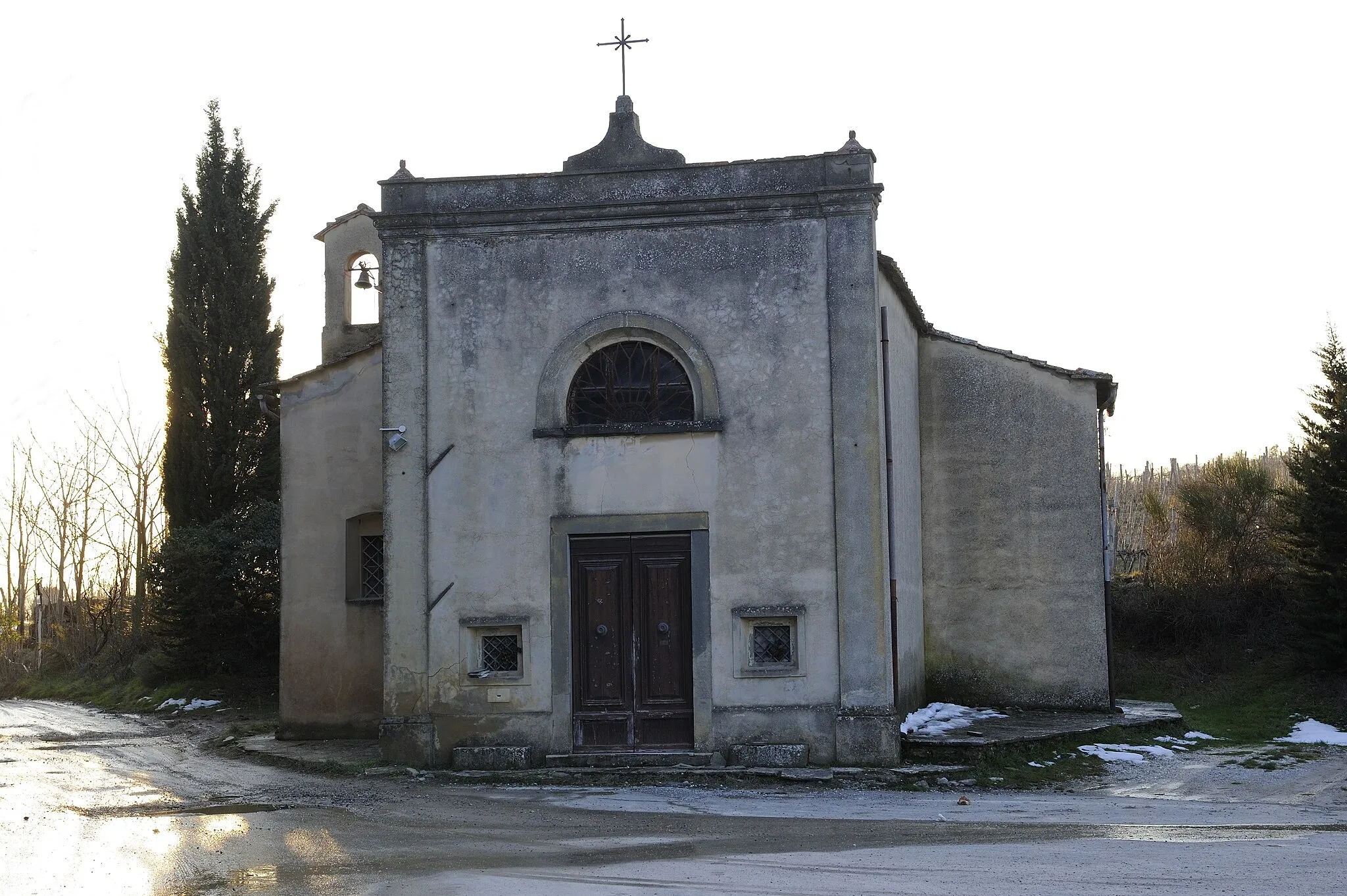Photo showing: Cappella delle Croci - Panzano in Chianti