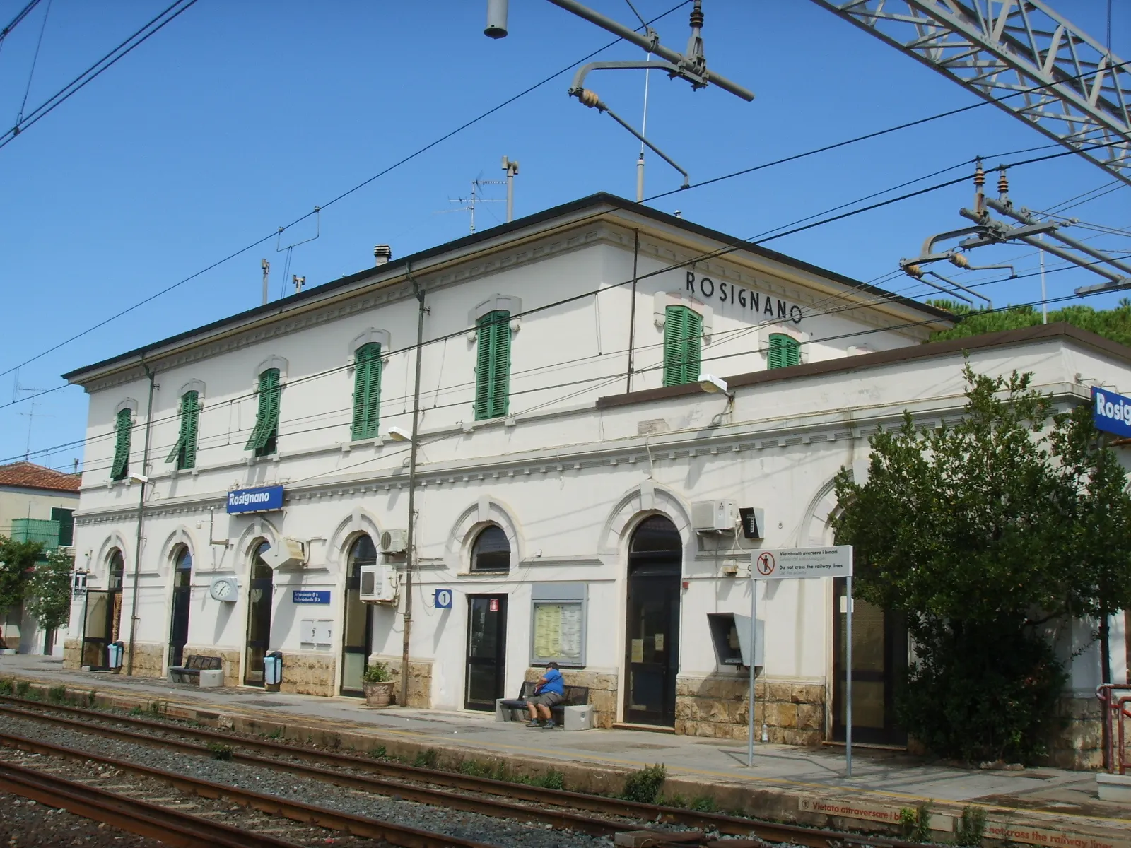 Photo showing: Stazione di rosignano marittimo