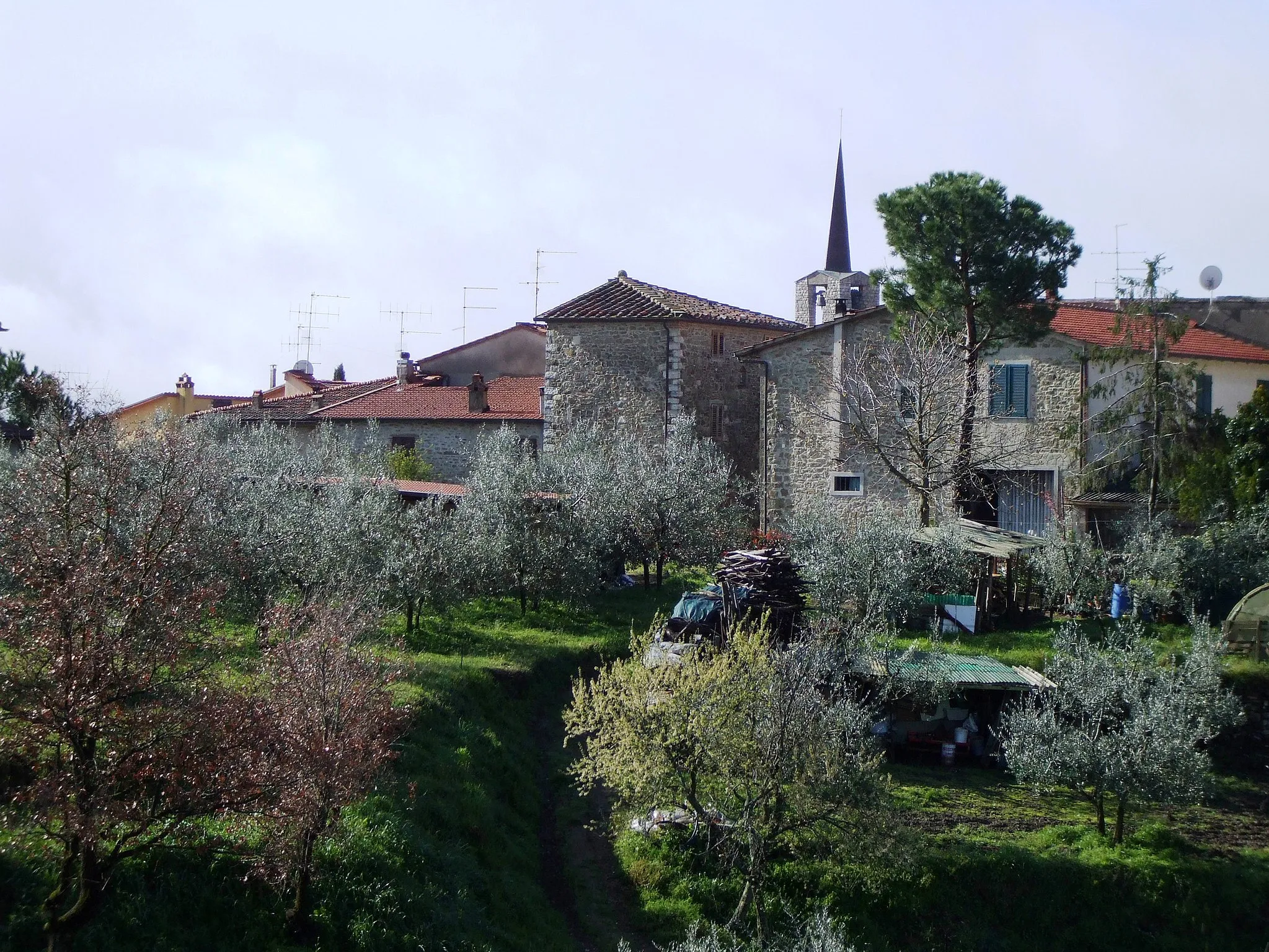 Photo showing: Bucine, la frazione di San Pancrazio