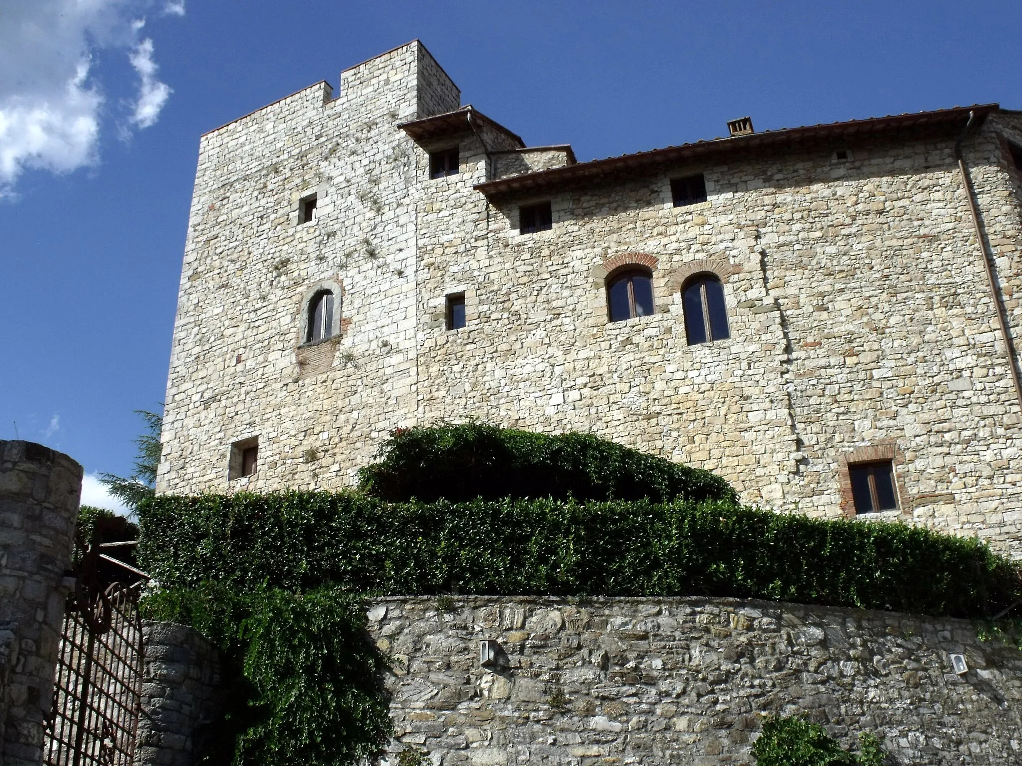 Photo showing: Castle Castello di Vertine, hamlet of Gaiole in Chianti, Chianti Area, Province of Siena, Tuscany, Italy