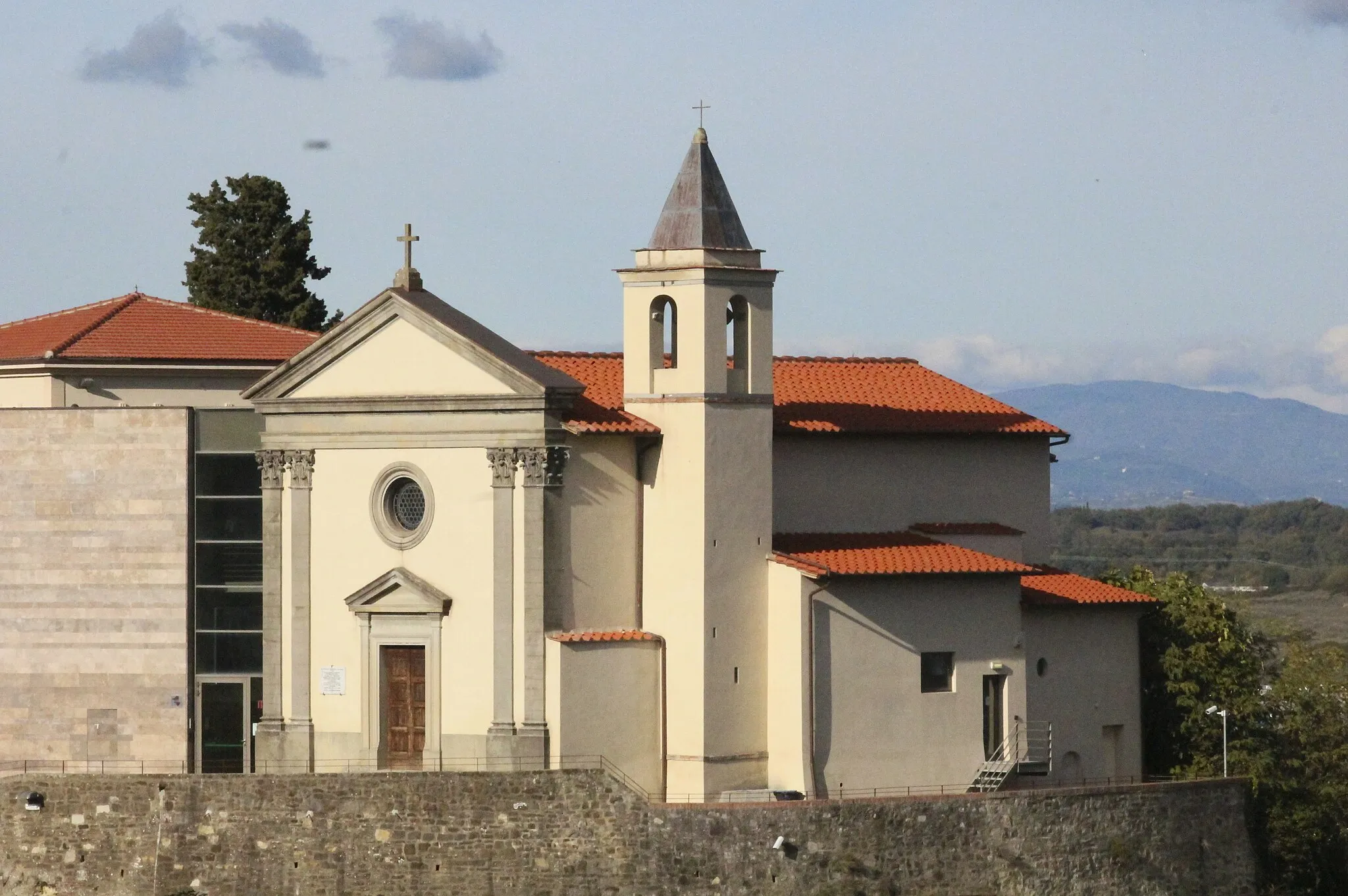 Photo showing: Church San Donato, Borgo Vecchio, Castelnuovo dei Sabbioni, hamlet of Cavriglia, Province of Arezzo, Tuscany, Italy