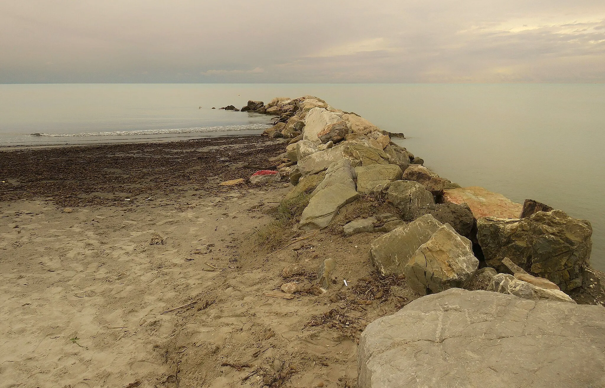 Photo showing: Before the dust storm in Rosignano - Livorno