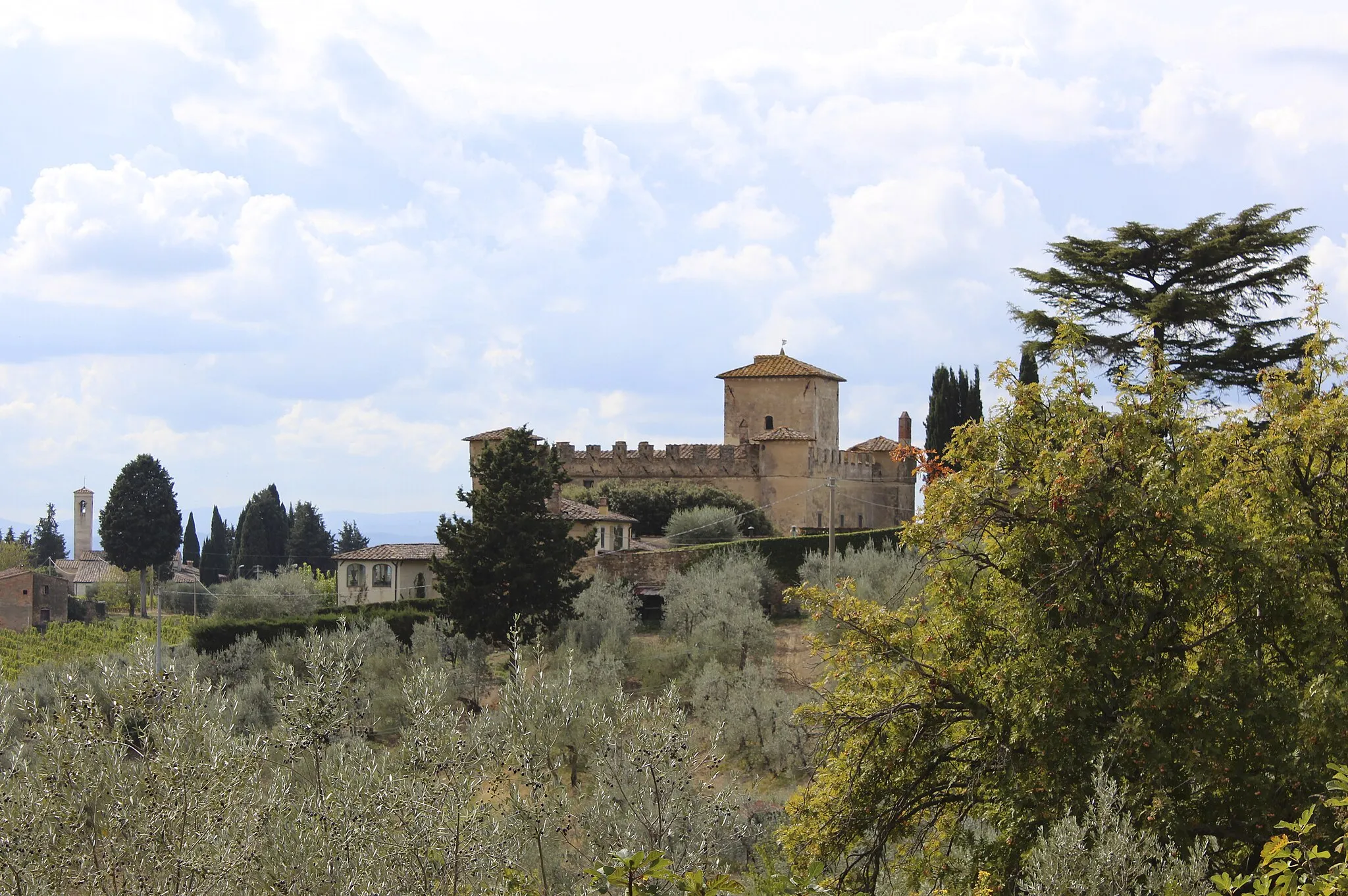 Photo showing: Castle Castello di Paneretta, Monsanto, hamlet of Barberino Val d'Elsa, Comune in the Metropolitan City of Florence, Tuscany, Italy