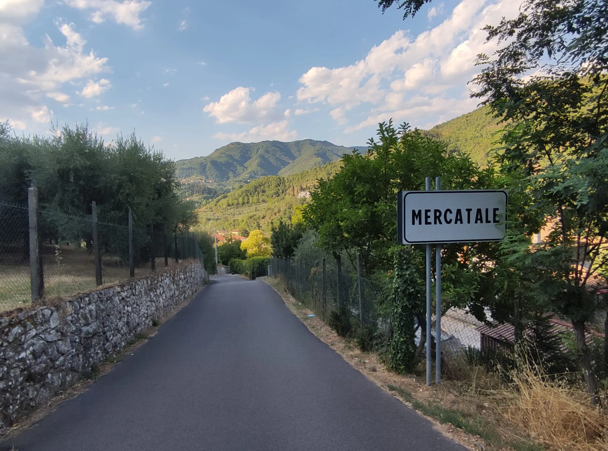 Photo showing: Veduta della frazione di Mercatale di Vernio da via di Morandaccio