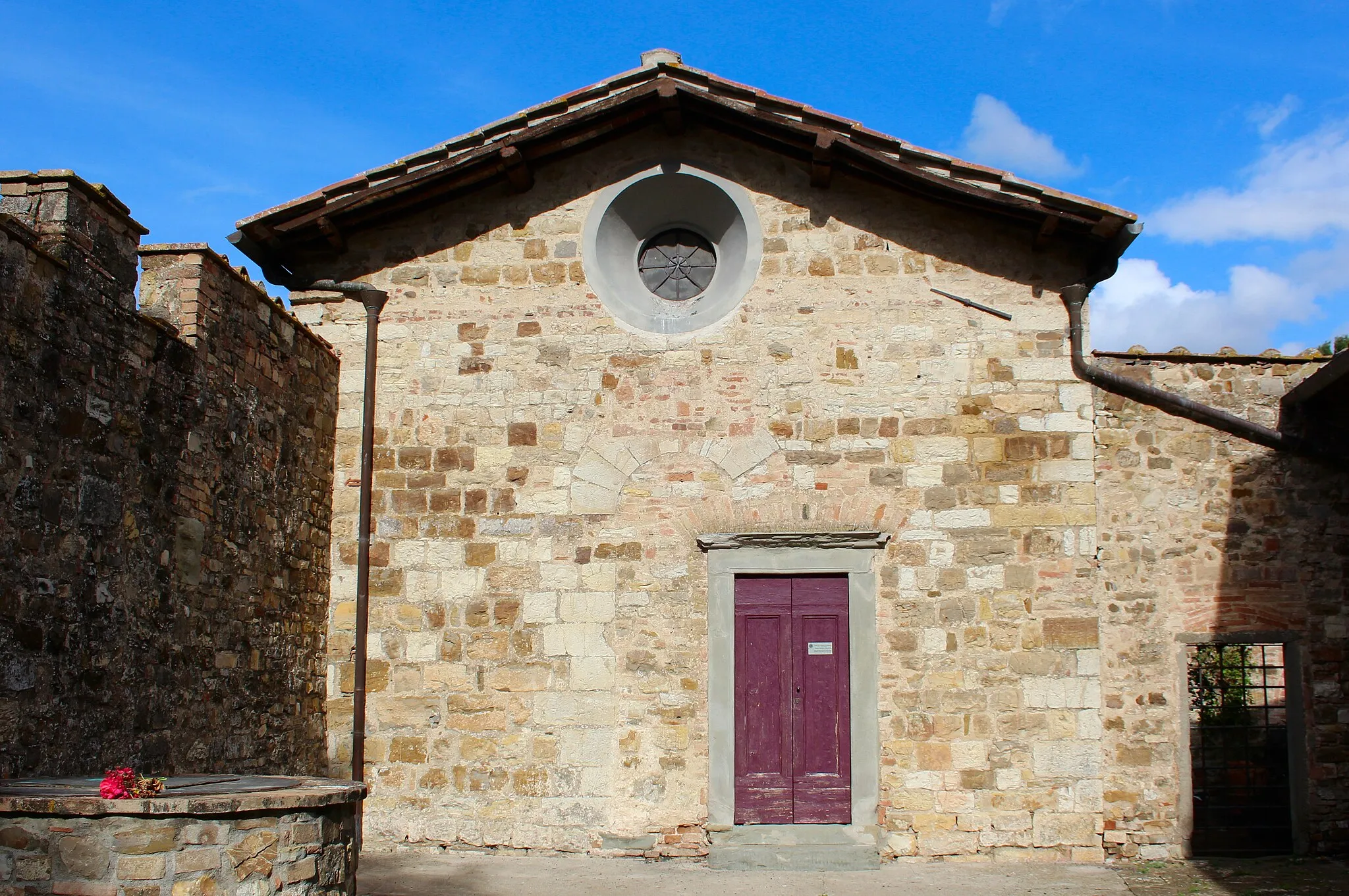 Photo showing: chapel Sant’Andrea, Poggio al Vento, Badia a Passignano, Tavarnelle Val di Pesa, municipality of Barberino Tavarnelle, Metropolitan City of Florence, Tuscany, Italy