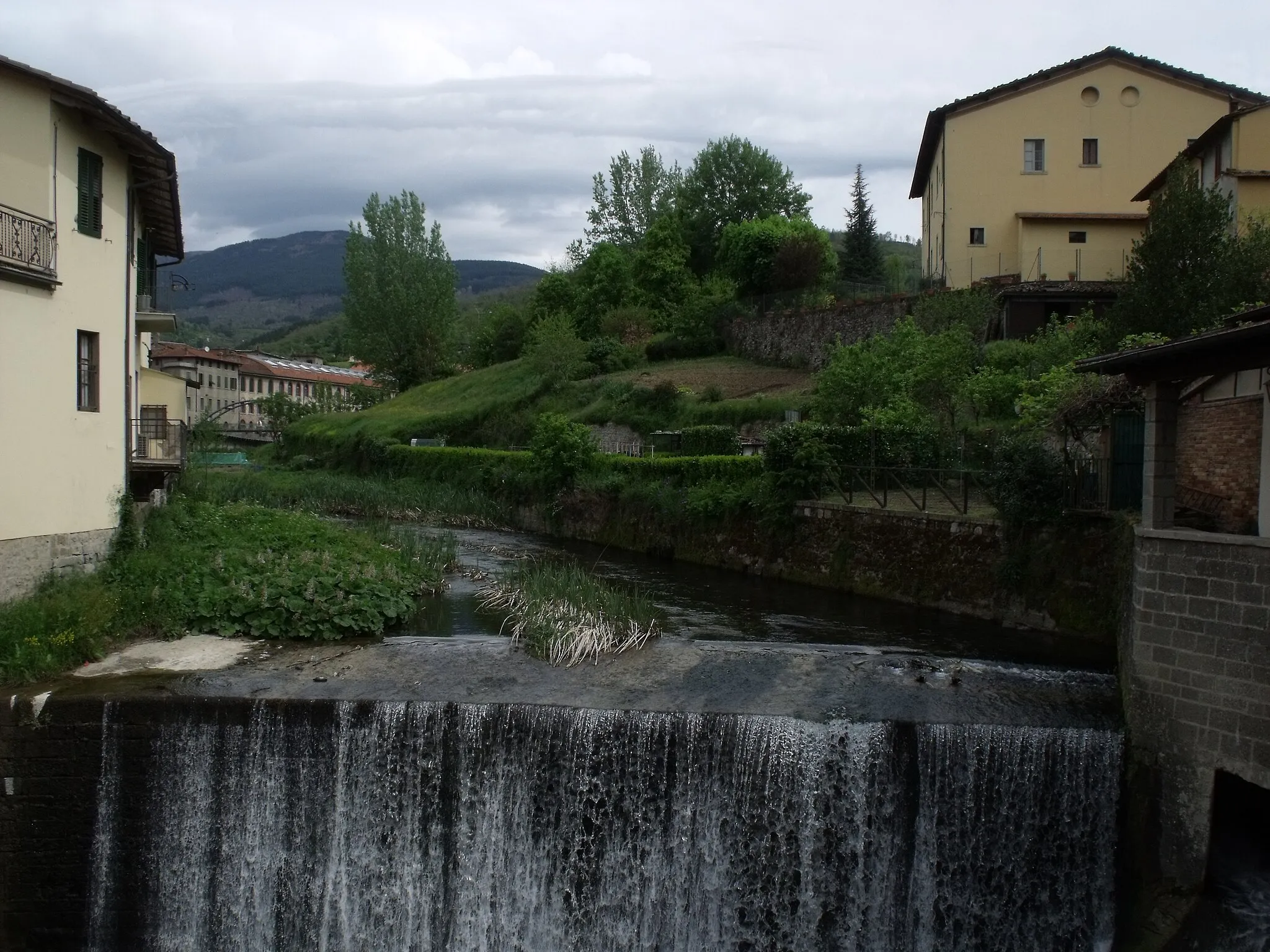 Photo showing: The Staggia River in Stia, Casentino, Province of Arezzo, Tuscany, Italy