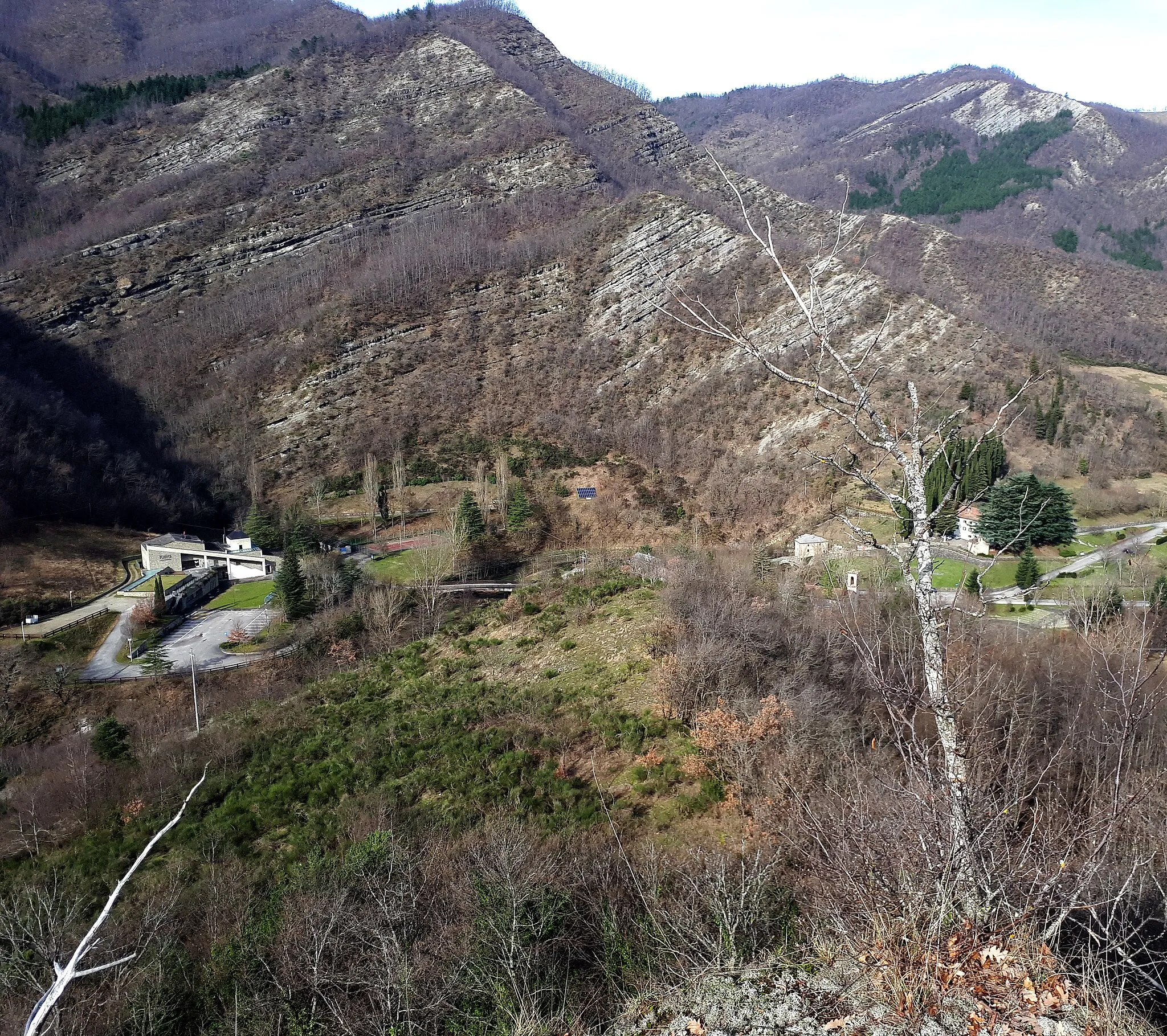 Photo showing: vista dall'alto del paese