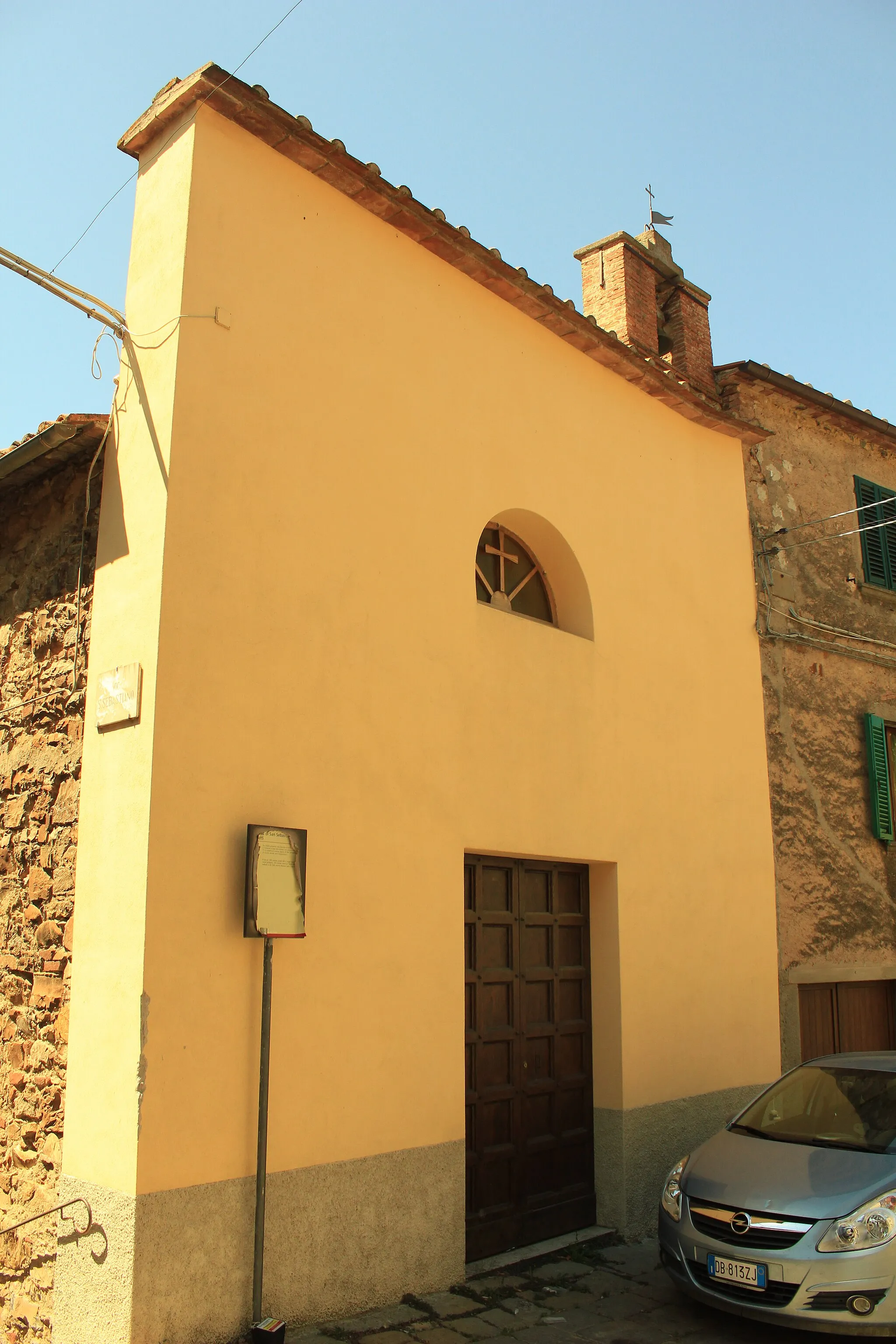 Photo showing: Church of San Sebastiano in Tatti, Grosseto.