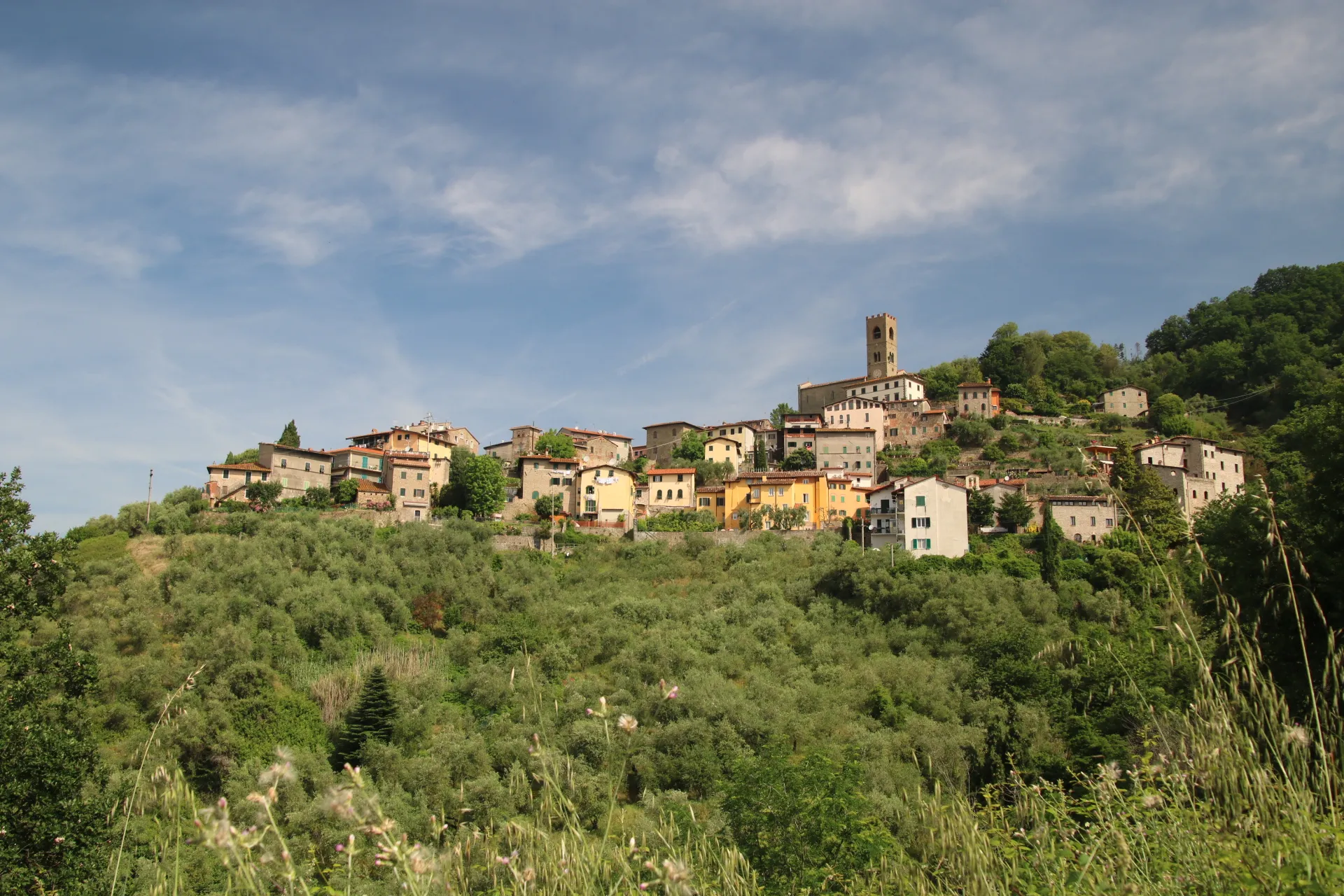 Photo showing: Veduta di Uzzano Castello