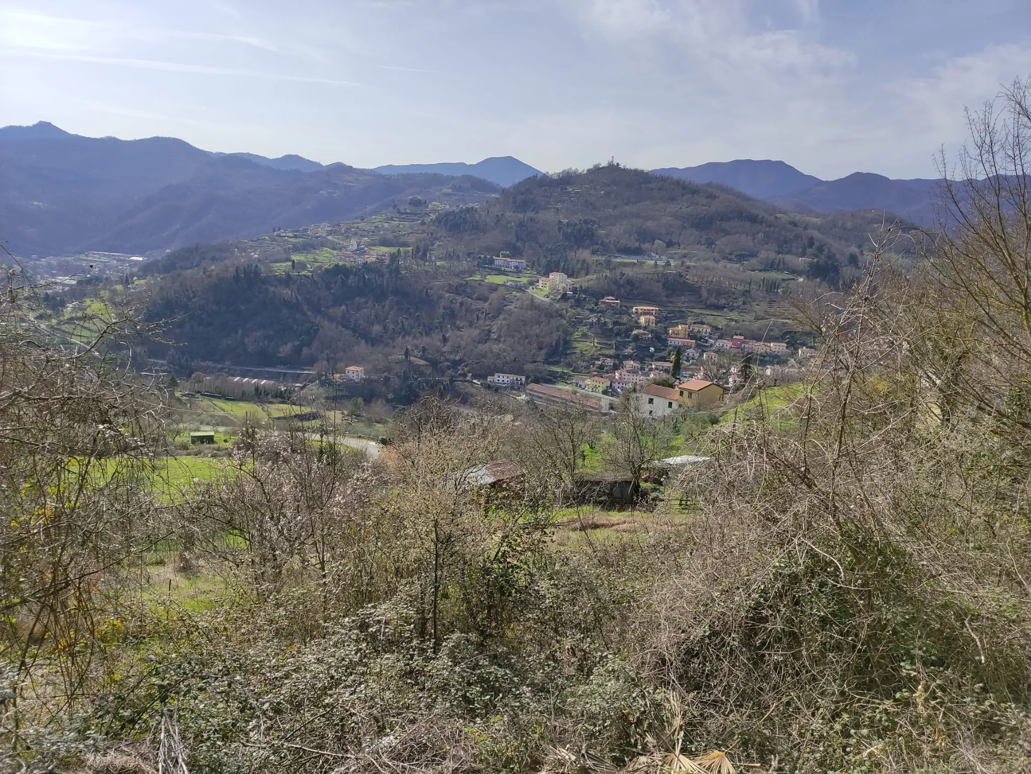 Photo showing: Panorama di Vernio da Costozze