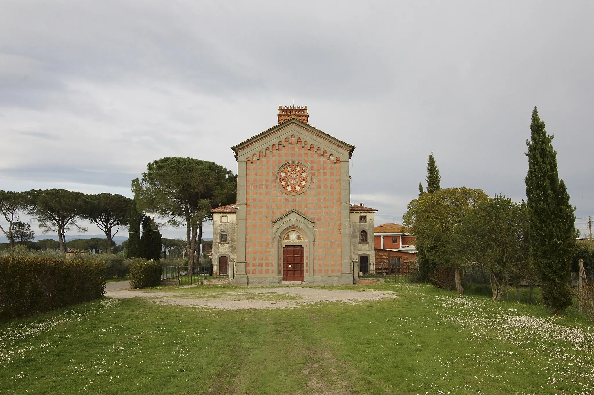 Photo showing: Church San Giovanni Battista, Ferretto, Castiglione del Lago, Province of Perugia, Umbria, Italy