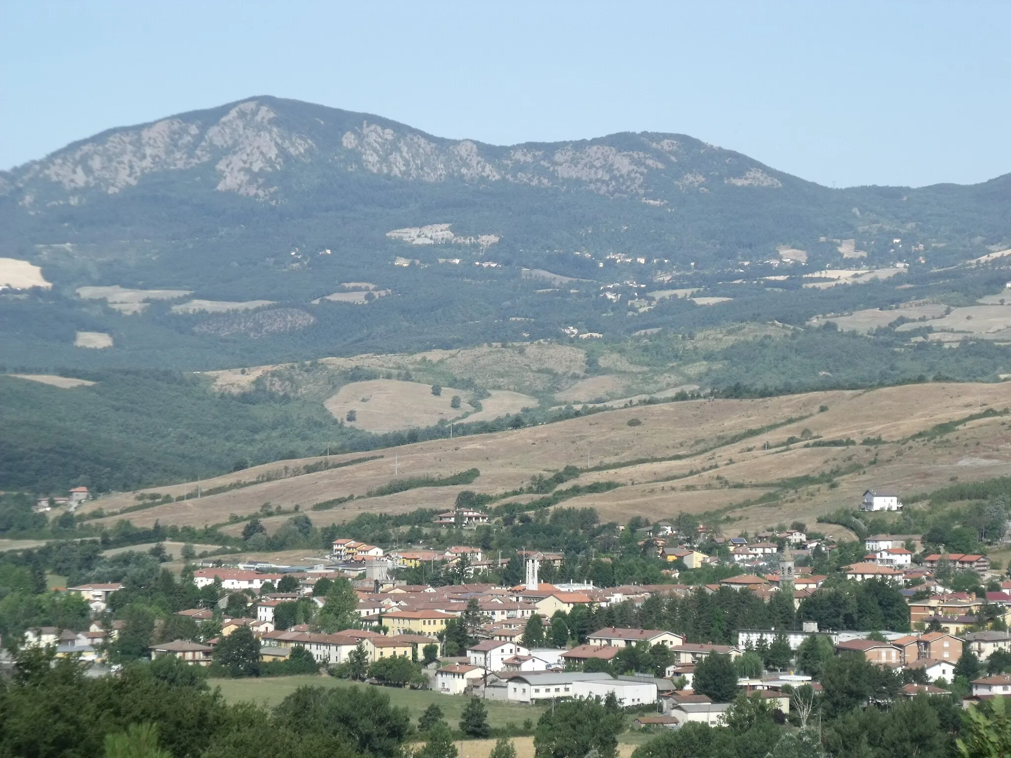 Photo showing: Panorama of Firenzuola, Mugello, Province of Florence, Tuscany, Italy