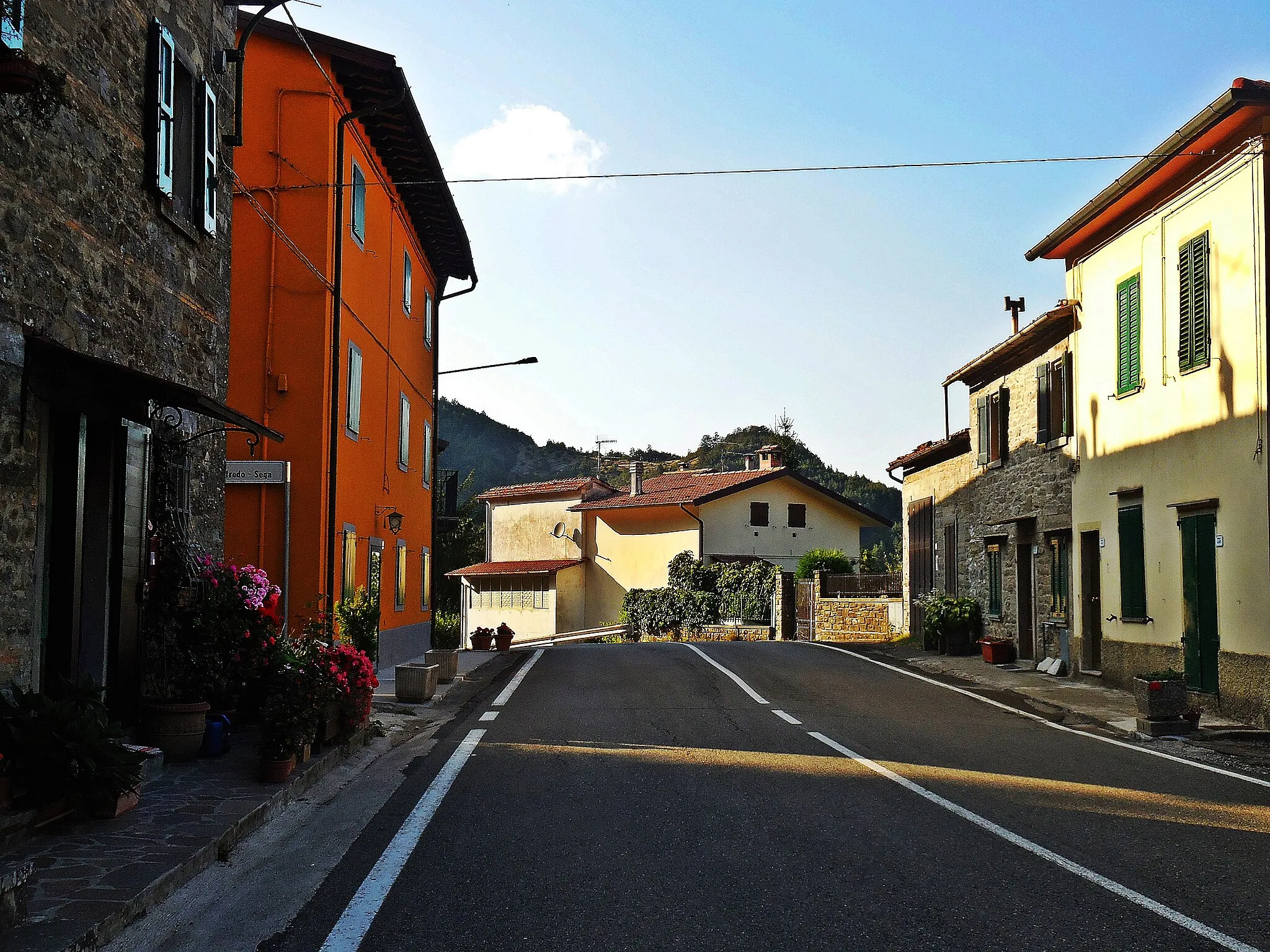 Photo showing: the village